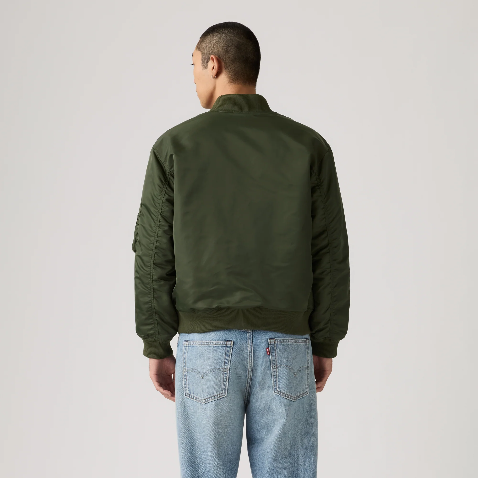 LEVI'S® MEN'S MA-1 BOMBER JACKET - BLUE - Image 3