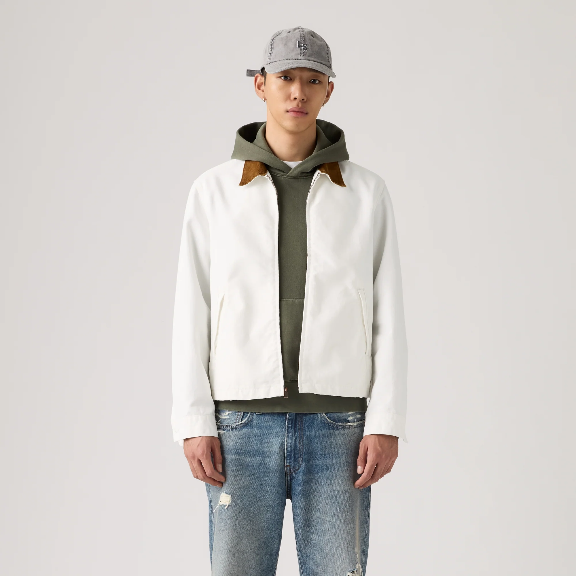 LEVI'S® MEN'S MECHANICS FULL-ZIP JACKET - NEUTRAL - Image 2