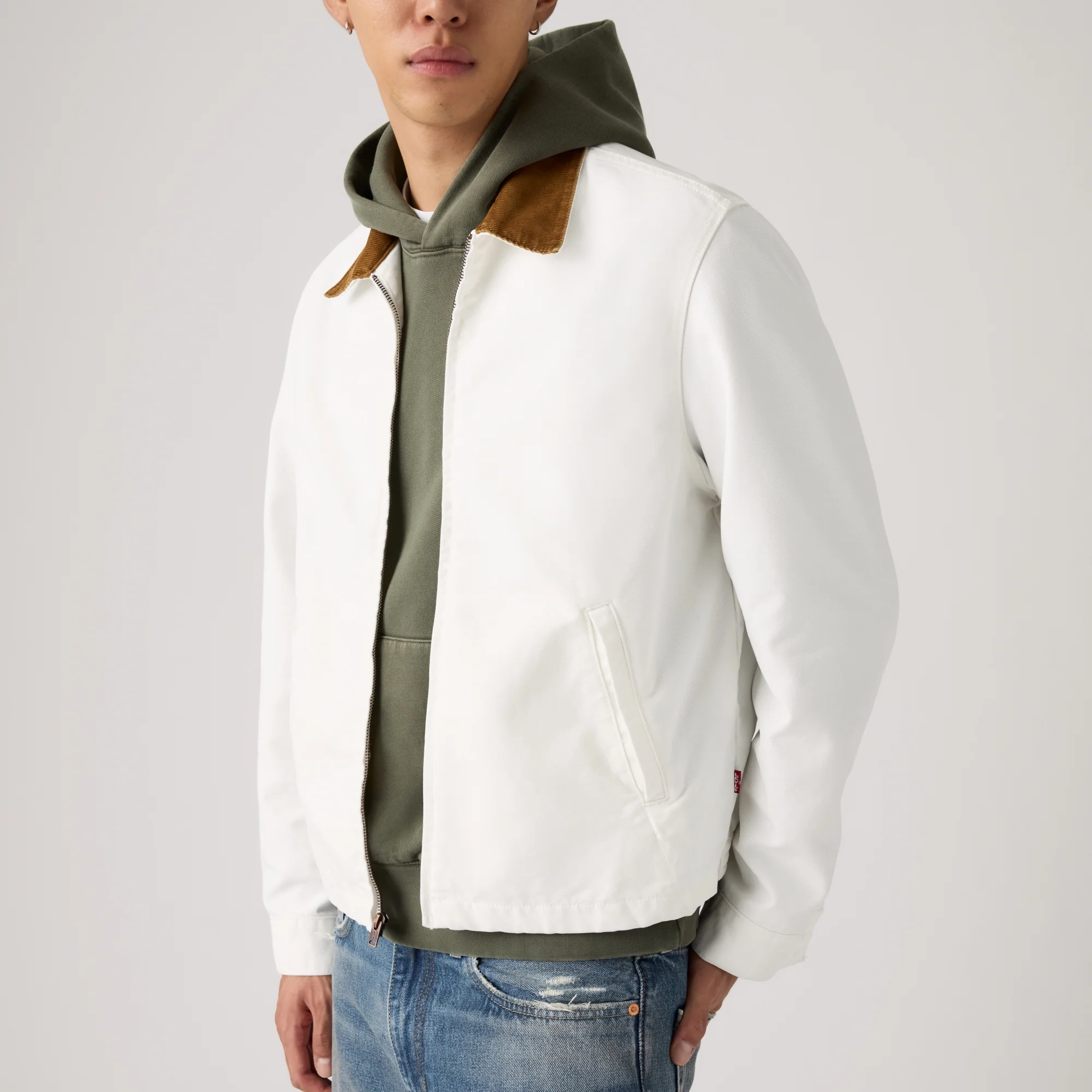 LEVI'S® MEN'S MECHANICS FULL-ZIP JACKET - NEUTRAL - Image 4