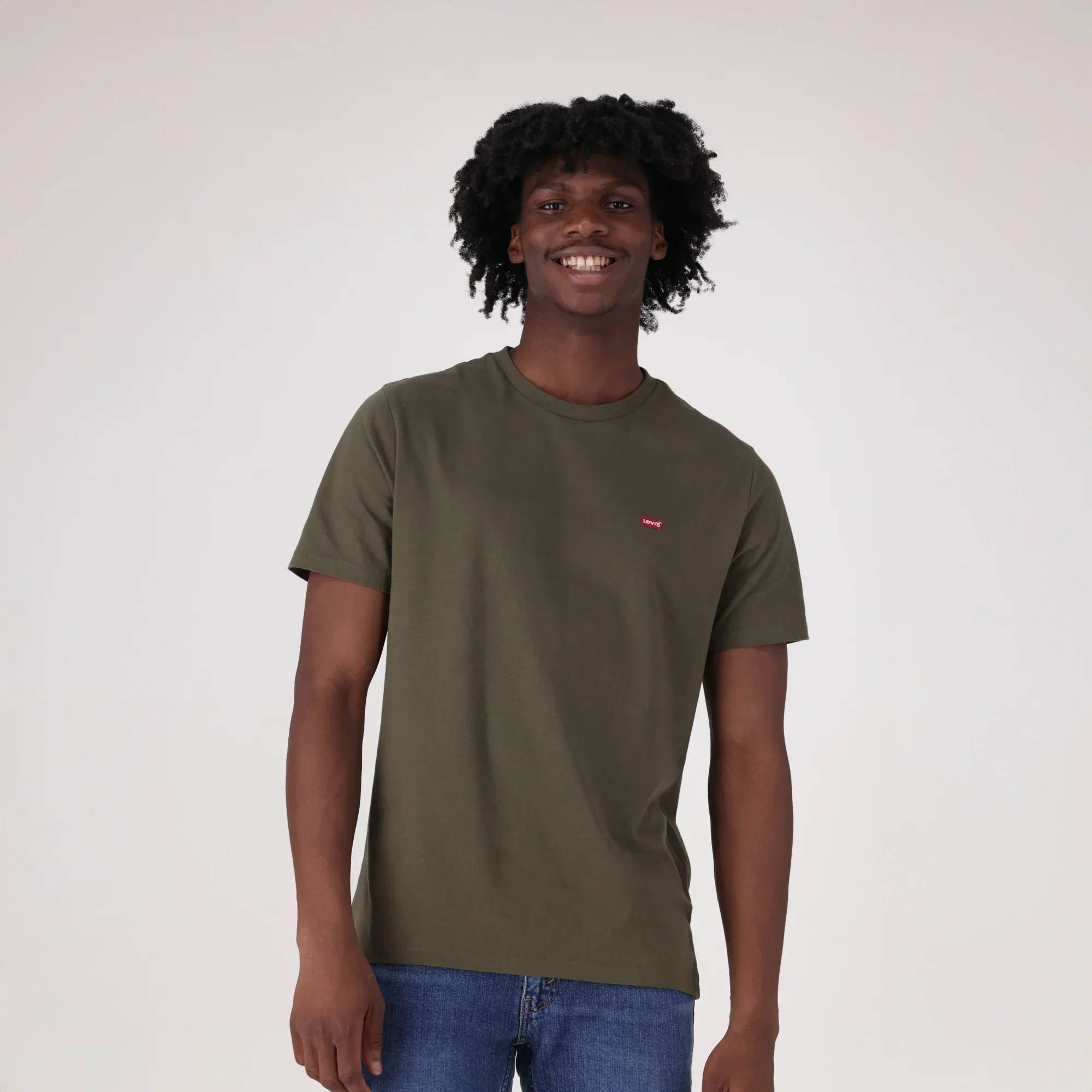 LEVI'S® MEN'S ORIGINAL HOUSEMARK T-SHIRT - GREEN - Image 2