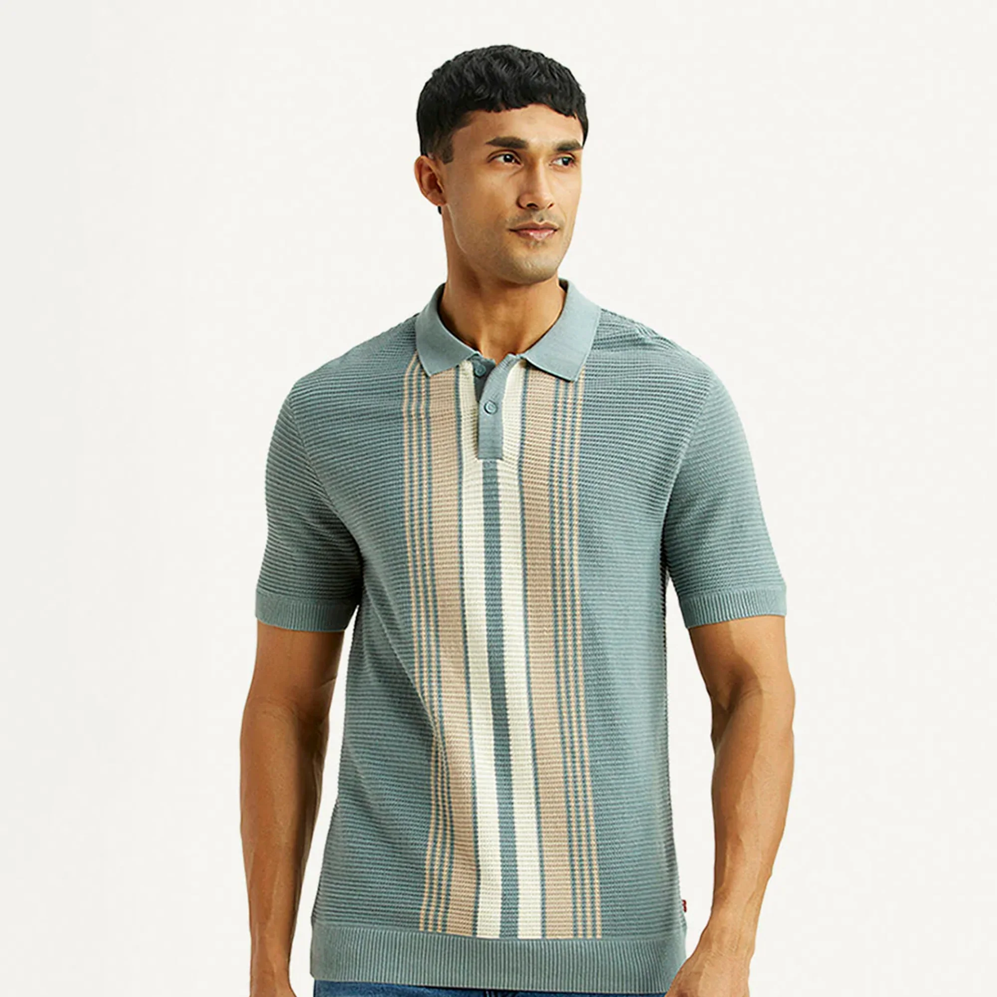LEVI'S® MEN'S POLO T-SHIRT - BLUE - Image 2