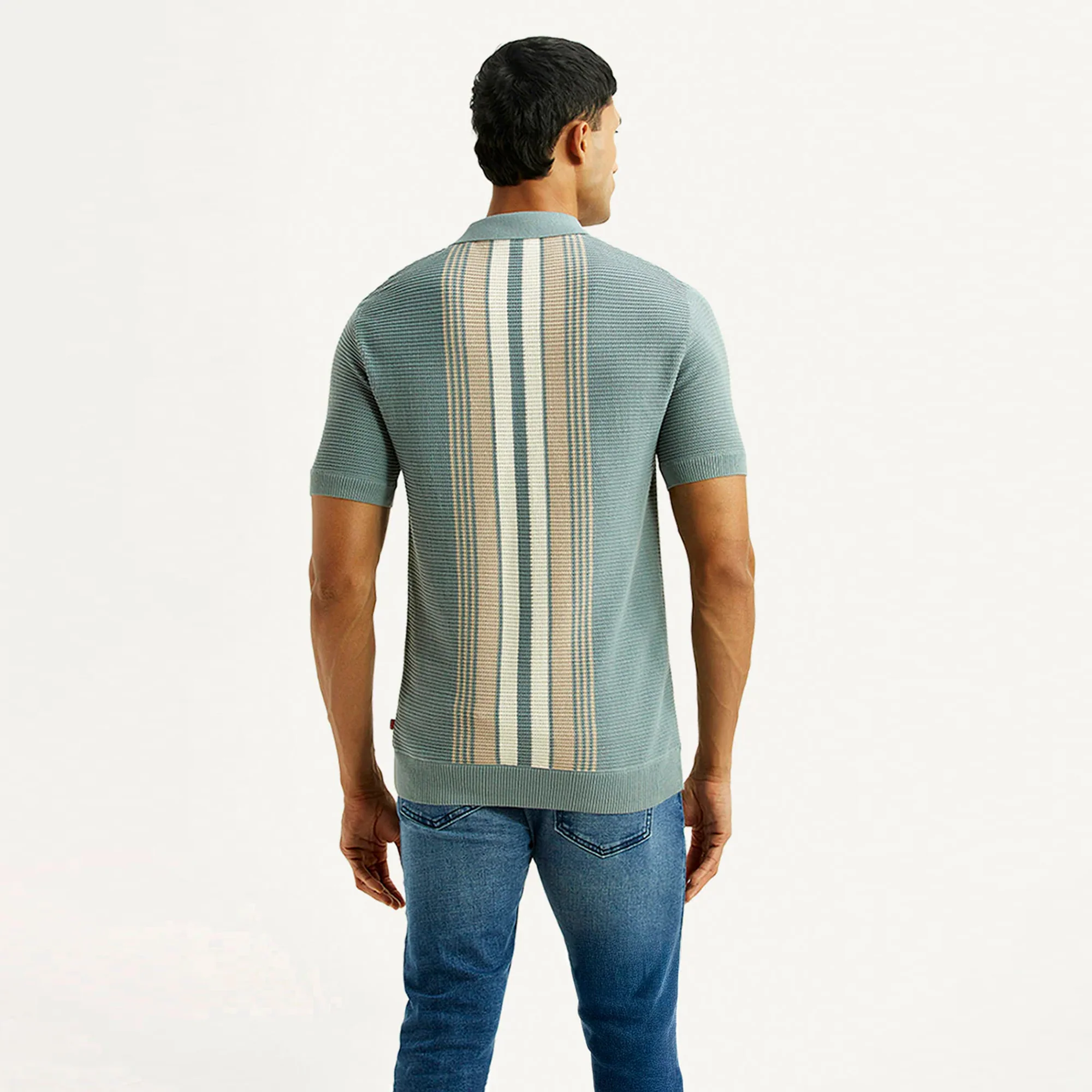 LEVI'S® MEN'S POLO T-SHIRT - BLUE - Image 3