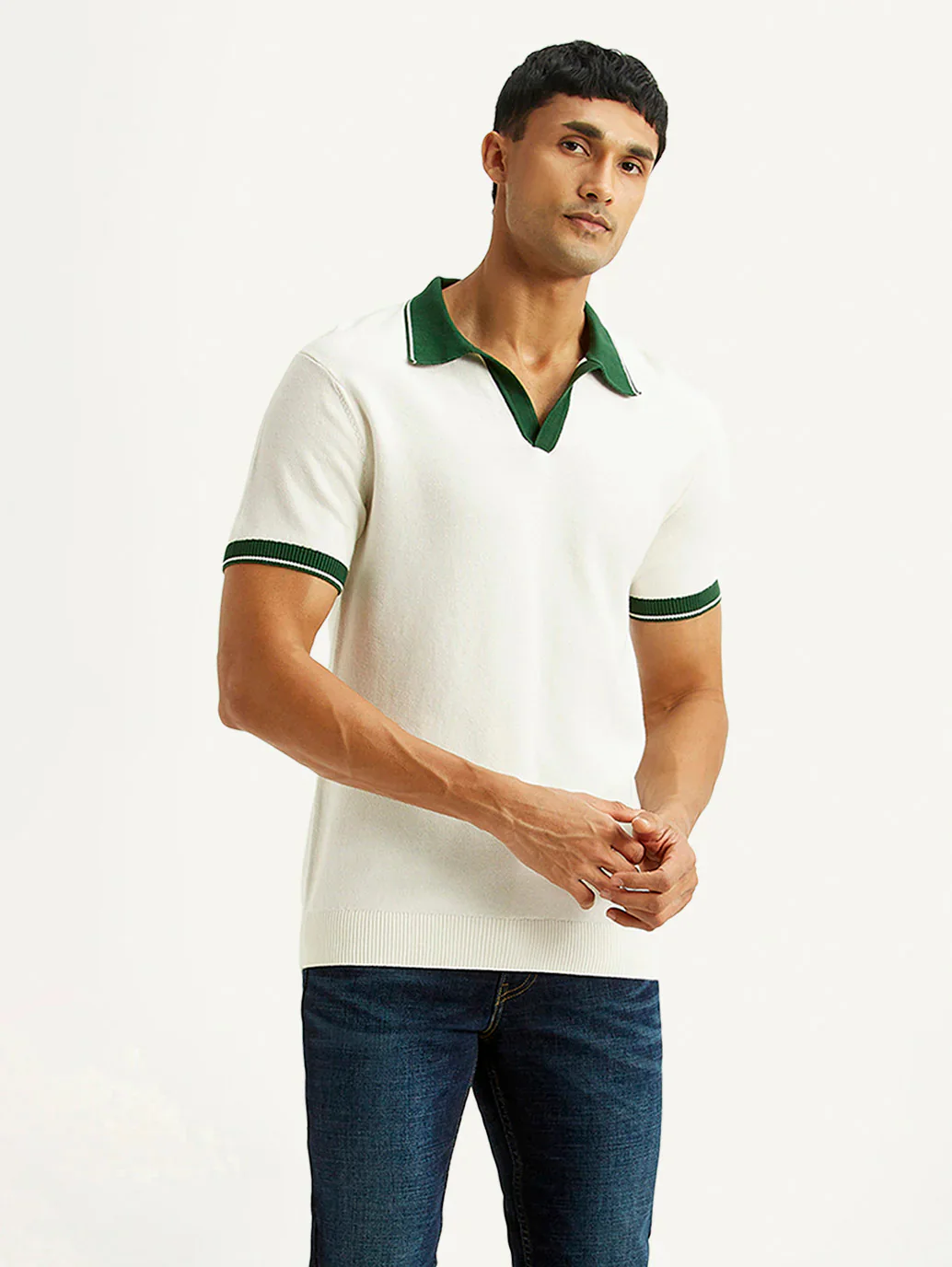 LEVI'S® MEN'S POLO T-SHIRT - WHITE
