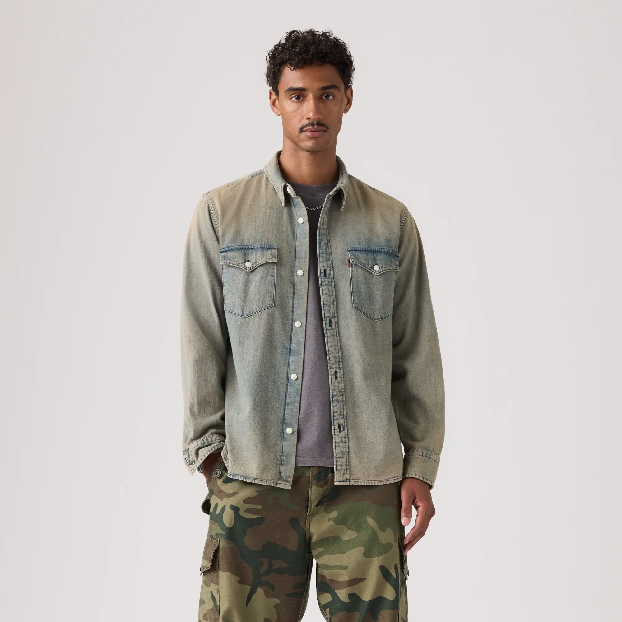 LEVI'S® MEN'S RELAXED FIT WESTERN SHIRT - MULTI COLOUR - Image 2