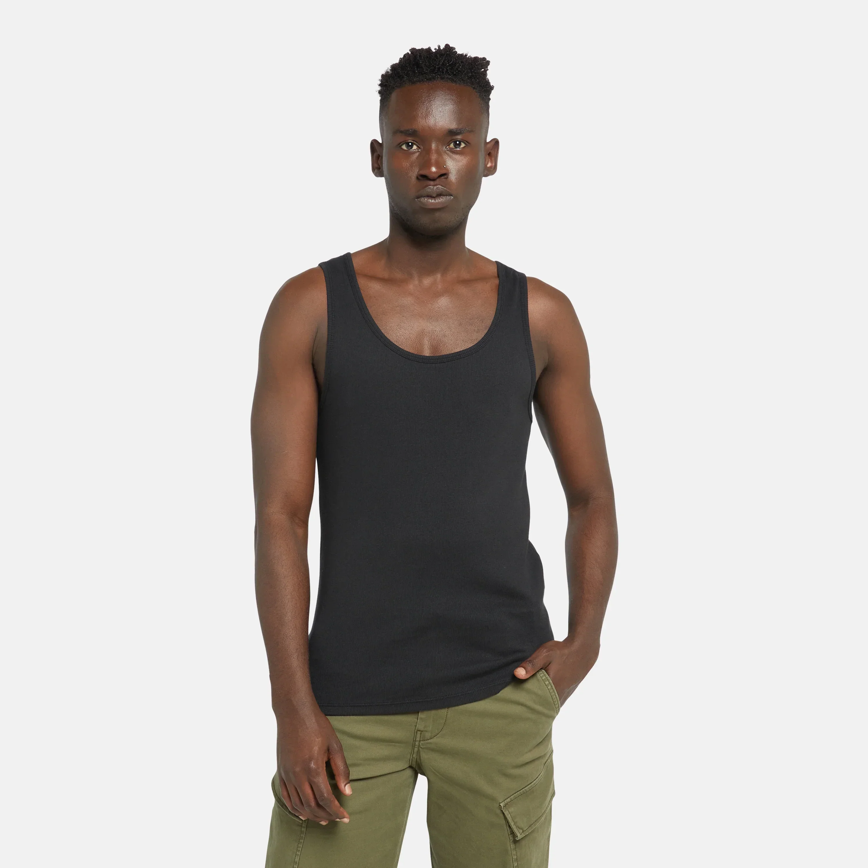 LEVI'S® MEN'S RIB TANK (2-PACK) - MULTI COLOUR - Image 3