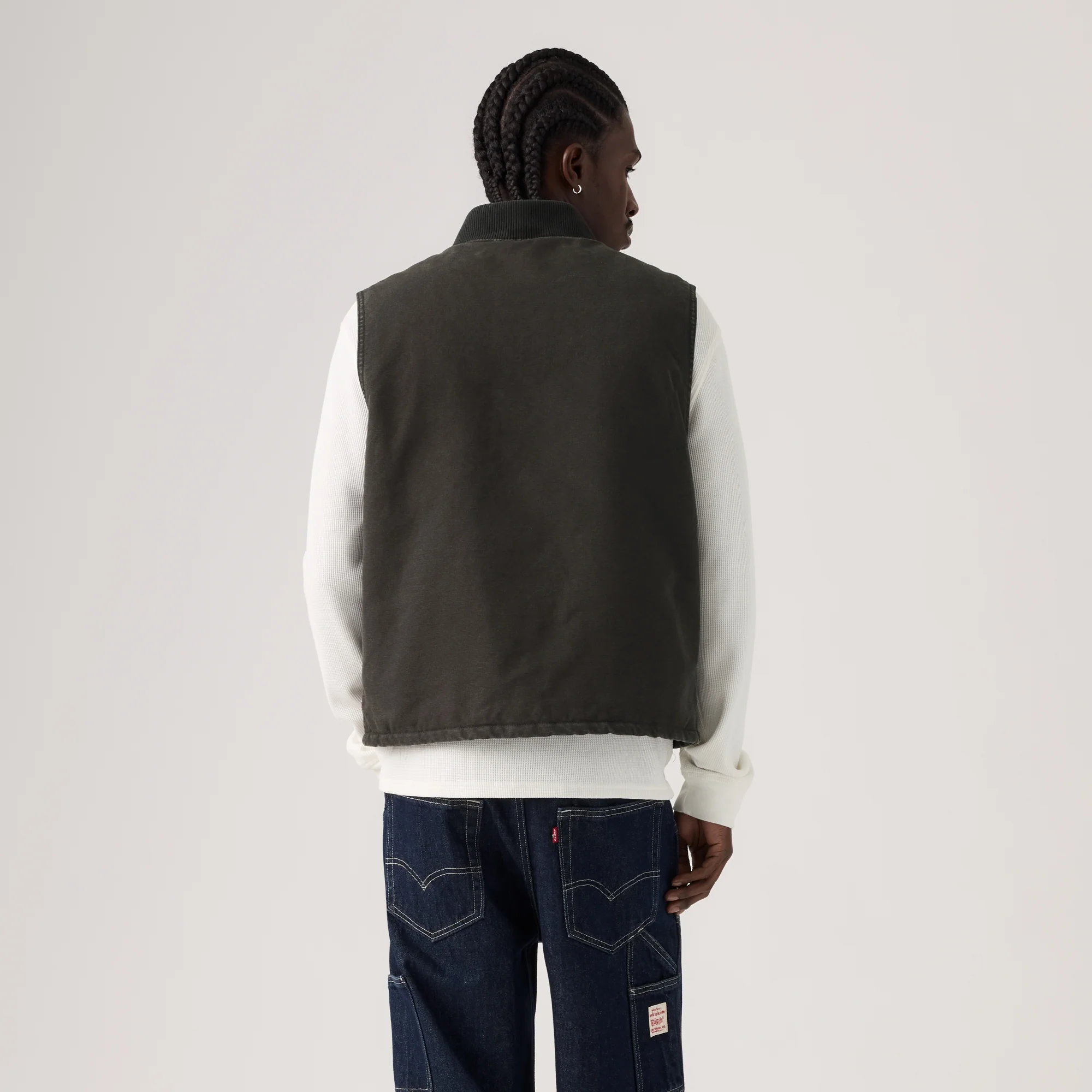 LEVI'S® MEN'S SANSOME VEST - BLACK - Image 3