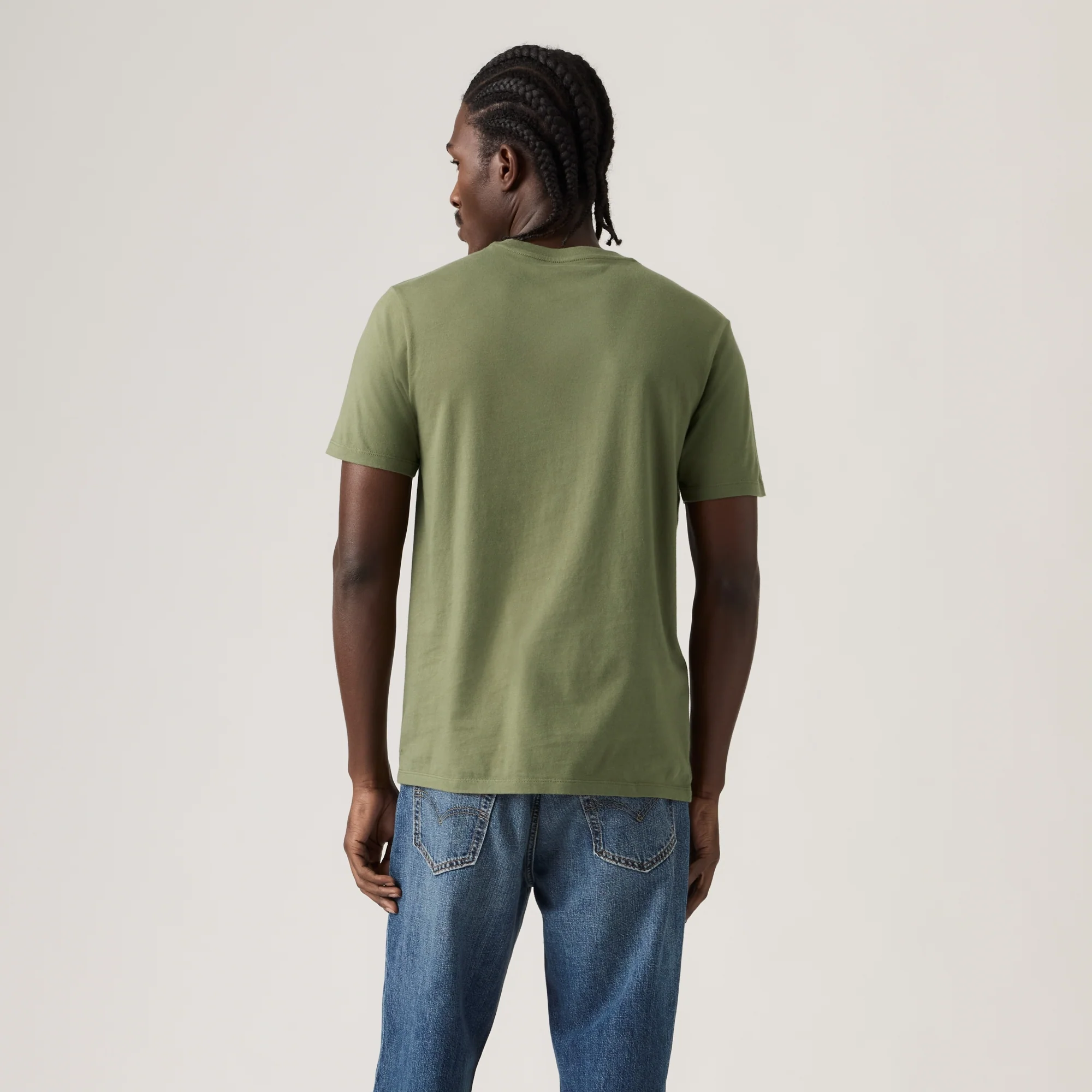 LEVI'S® MEN'S SHORT-SLEEVE CLASSIC HOUSEMARK T-SHIRT - GREEN - Image 3