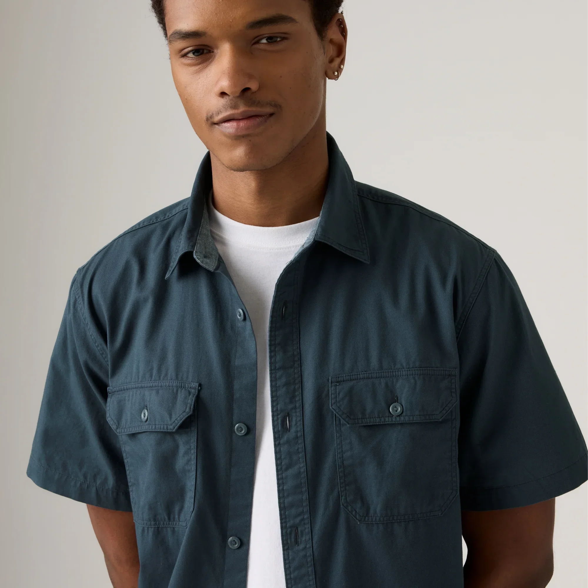 LEVI'S® MEN'S SHORT-SLEEVE DALTON WORKWEAR SHIRT - MULTI COLOUR - Image 4