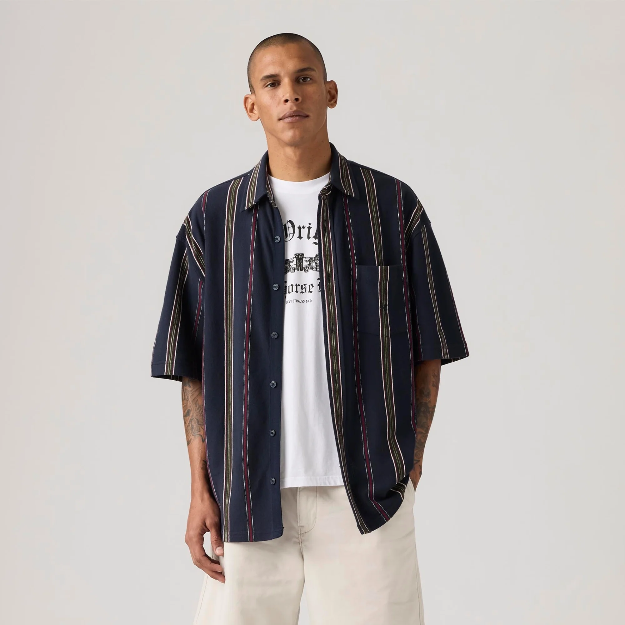 LEVI'S® MEN'S SHORT-SLEEVE DAWSON PIQUE SHIRT - MULTI COLOUR - Image 2