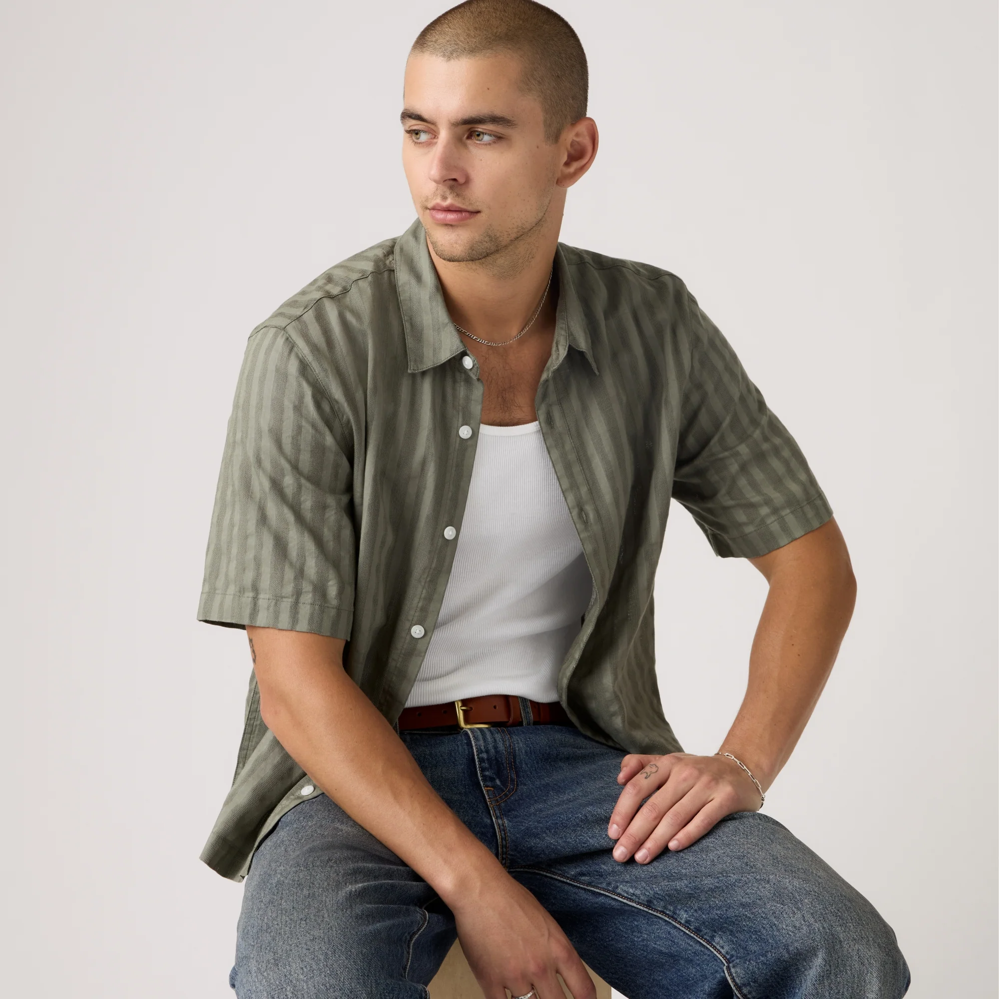 LEVI'S® MEN'S SHORT-SLEEVE LAMA BOXY SHIRT - MULTI COLOUR