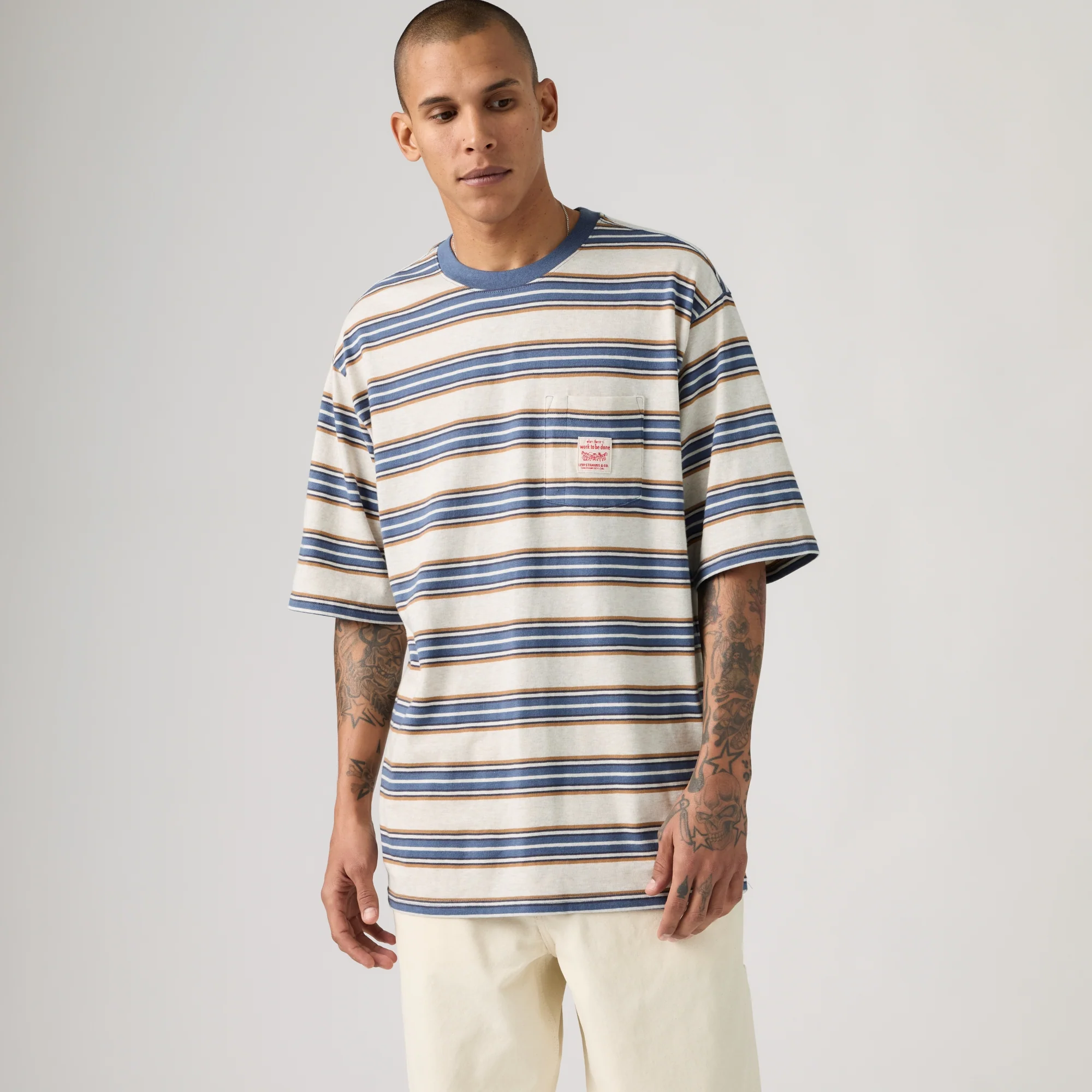 LEVI'S® MEN'S SHORT-SLEEVE WORKWEAR T-SHIRT - MULTI COLOUR