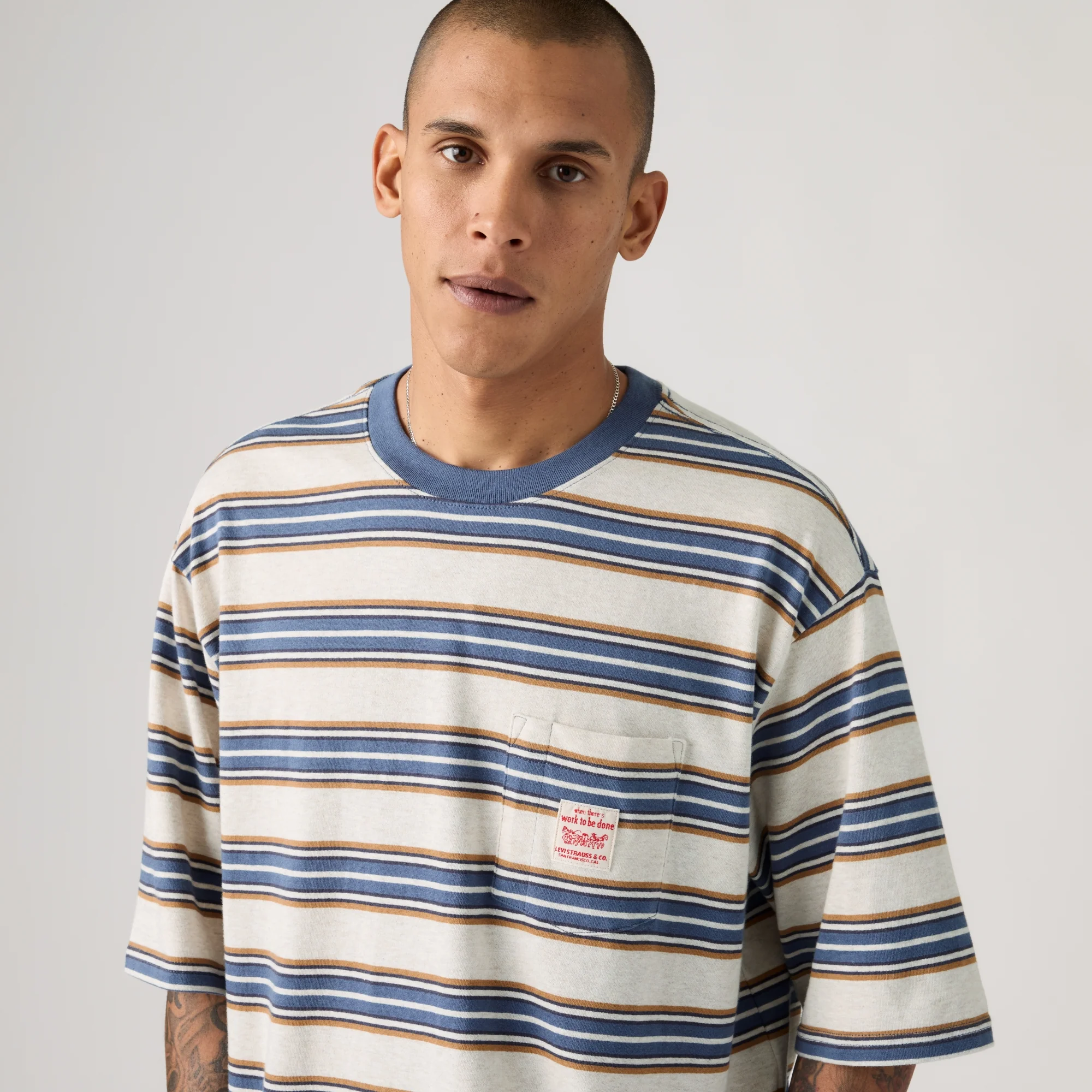 LEVI'S® MEN'S SHORT-SLEEVE WORKWEAR T-SHIRT - MULTI COLOUR - Image 4
