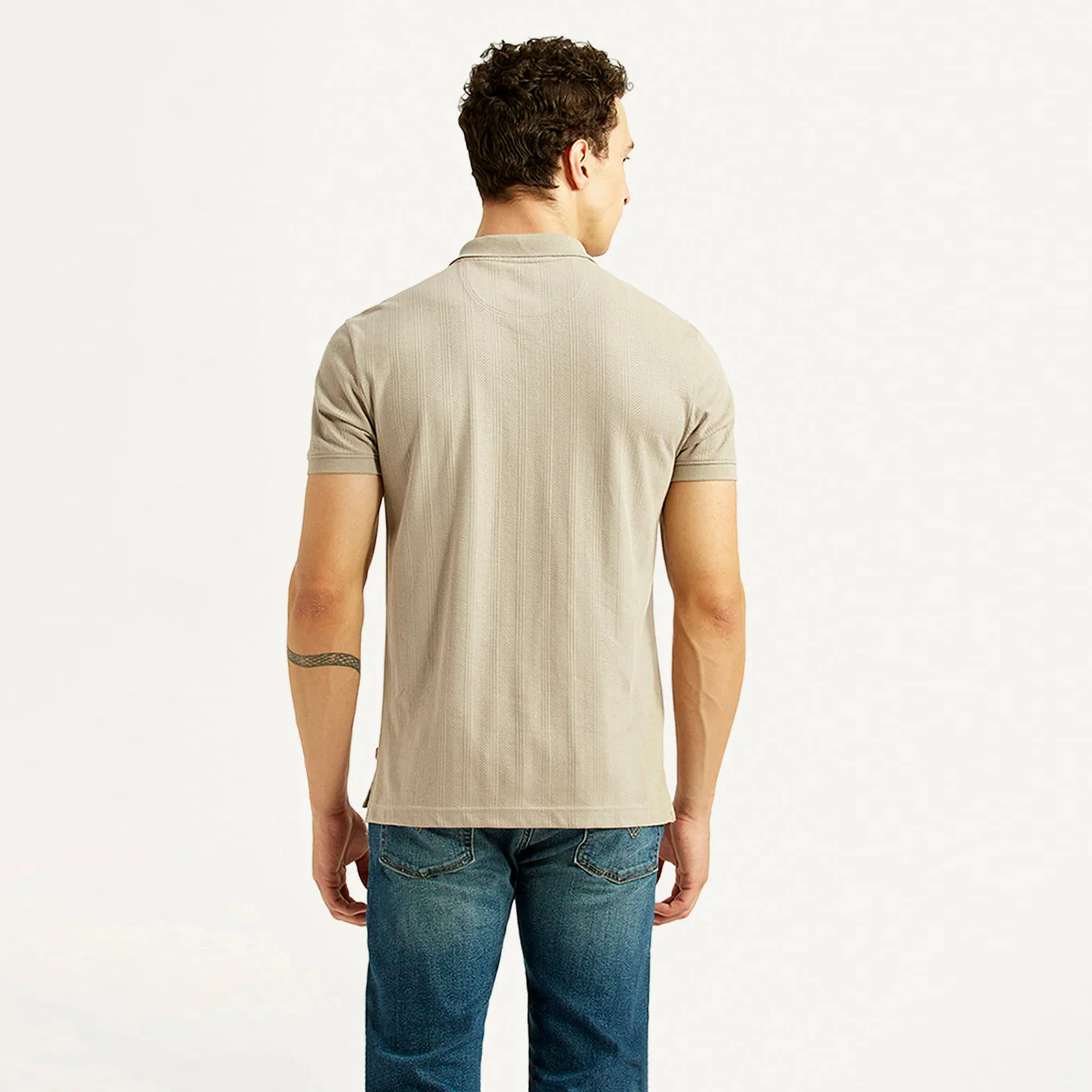 LEVI'S® MEN'S  SLIM FIT POLO T-SHIRT - NEUTRAL - Image 3