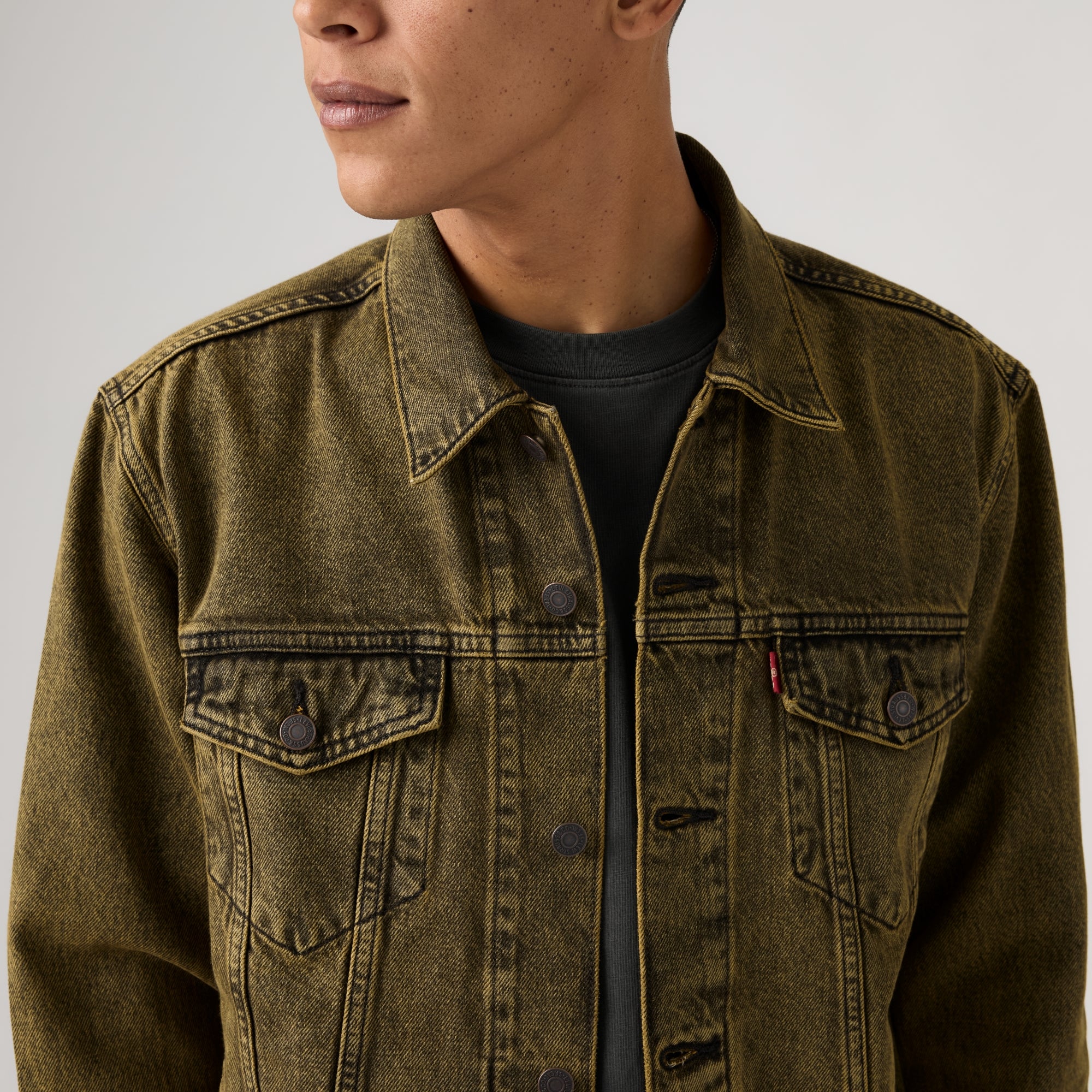 LEVI'S® MEN'S STANDARD TYPE 3 TRUCKER JACKET - MULTI COLOUR - Image 4