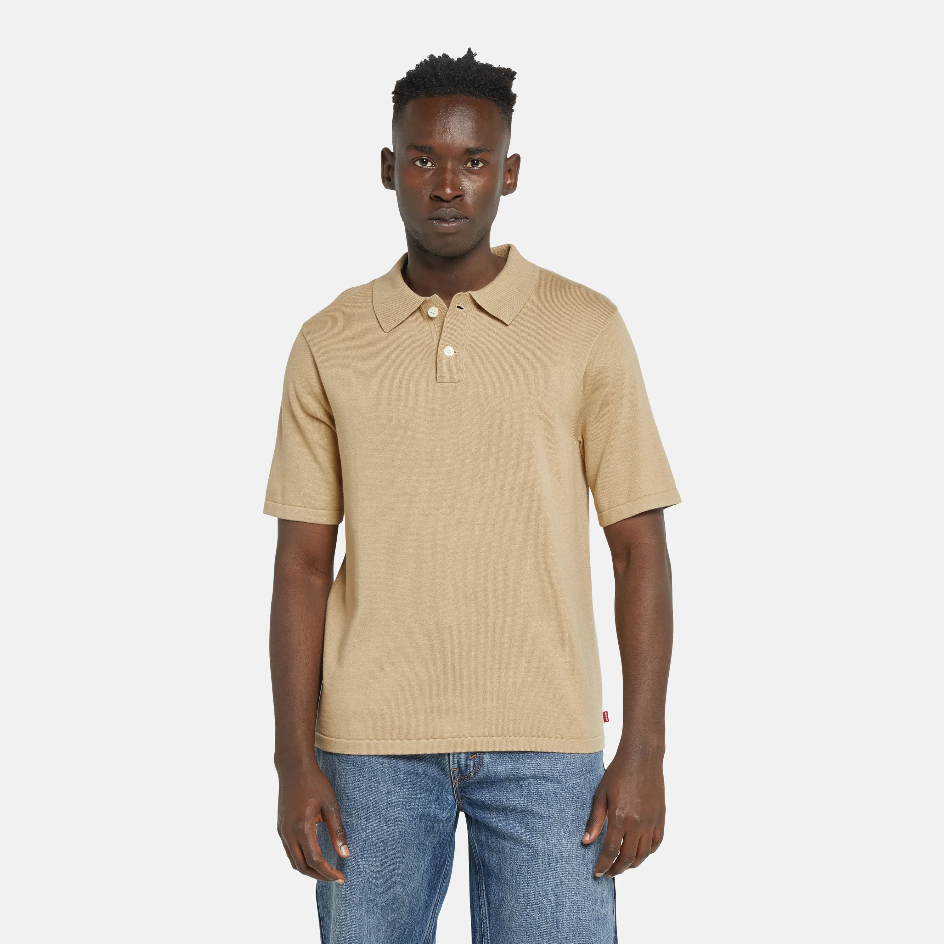 LEVI'S® MEN'S SWEATER POLO - TAN - Image 3