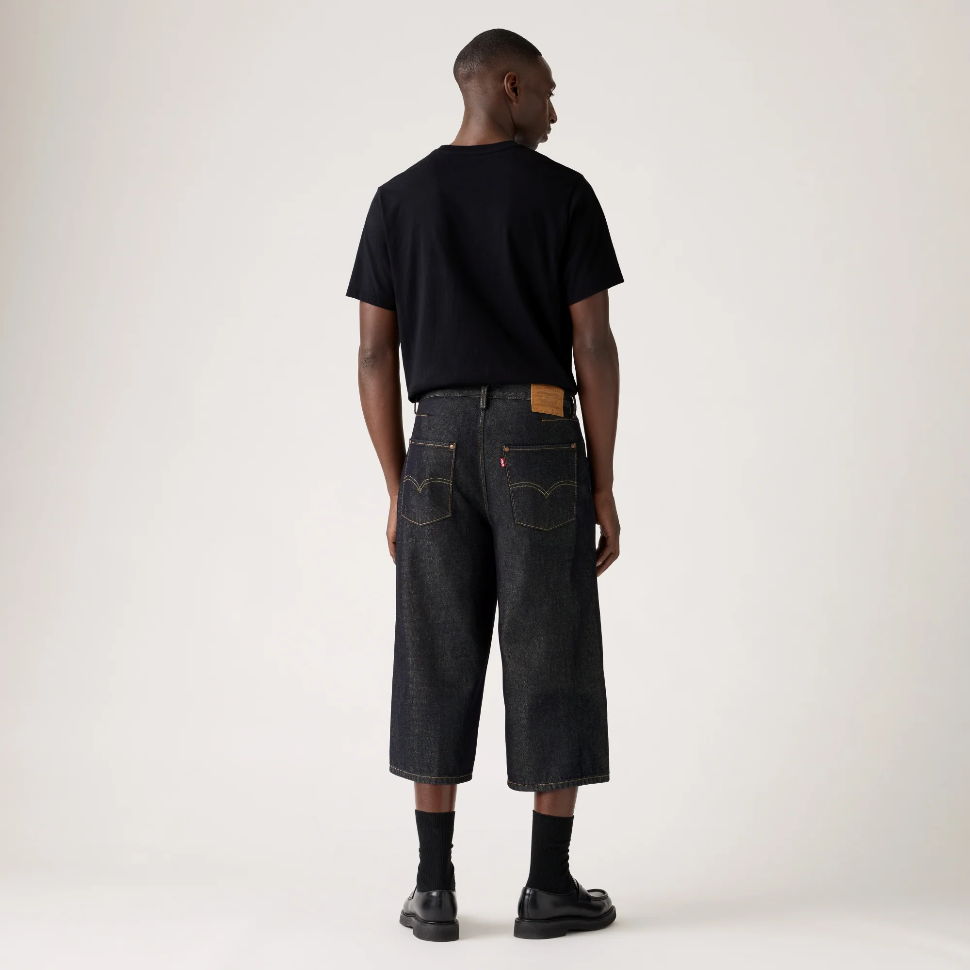 LEVI'S® MEN'S TWISTED BAGGY CAPRIS - DARK INDIGO - FLAT FINISH - Image 3