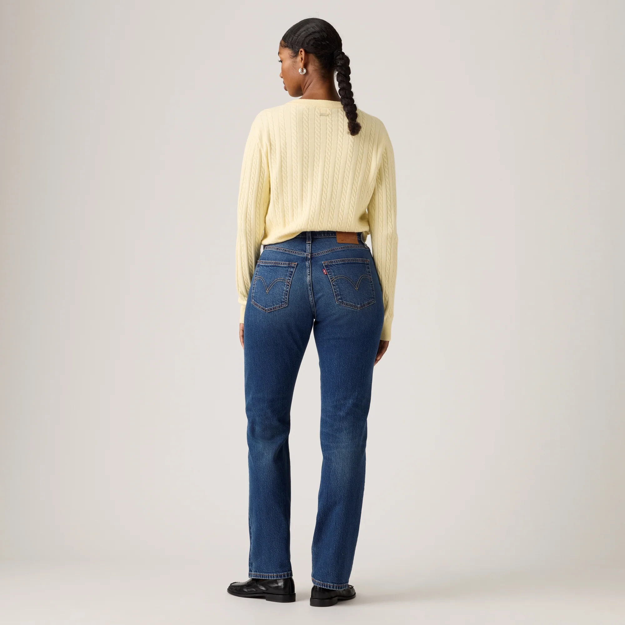 LEVI'S® WOMEN'S 501® CURVE JEANS - MED INDIGO - WORN IN - Image 2