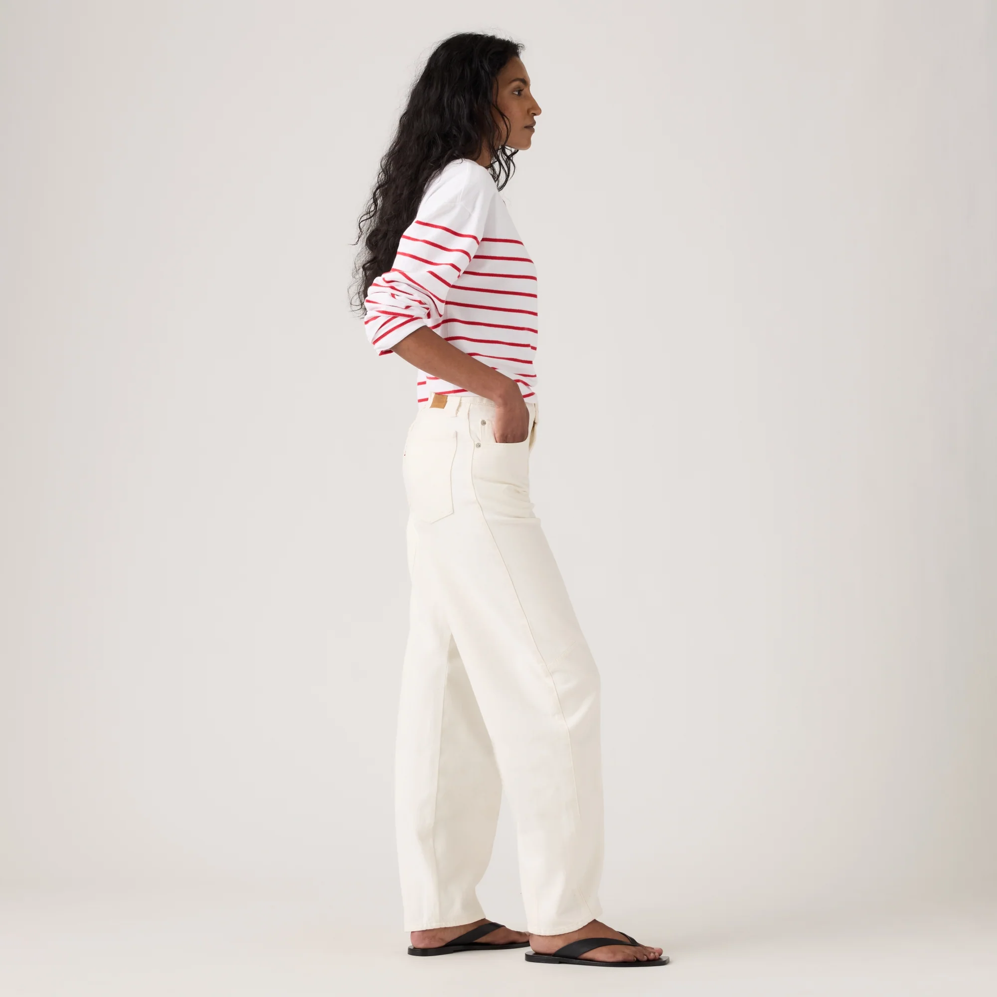 LEVI'S® WOMEN'S BAGGY DAD BARREL JEANS - NEUTRAL - Image 4