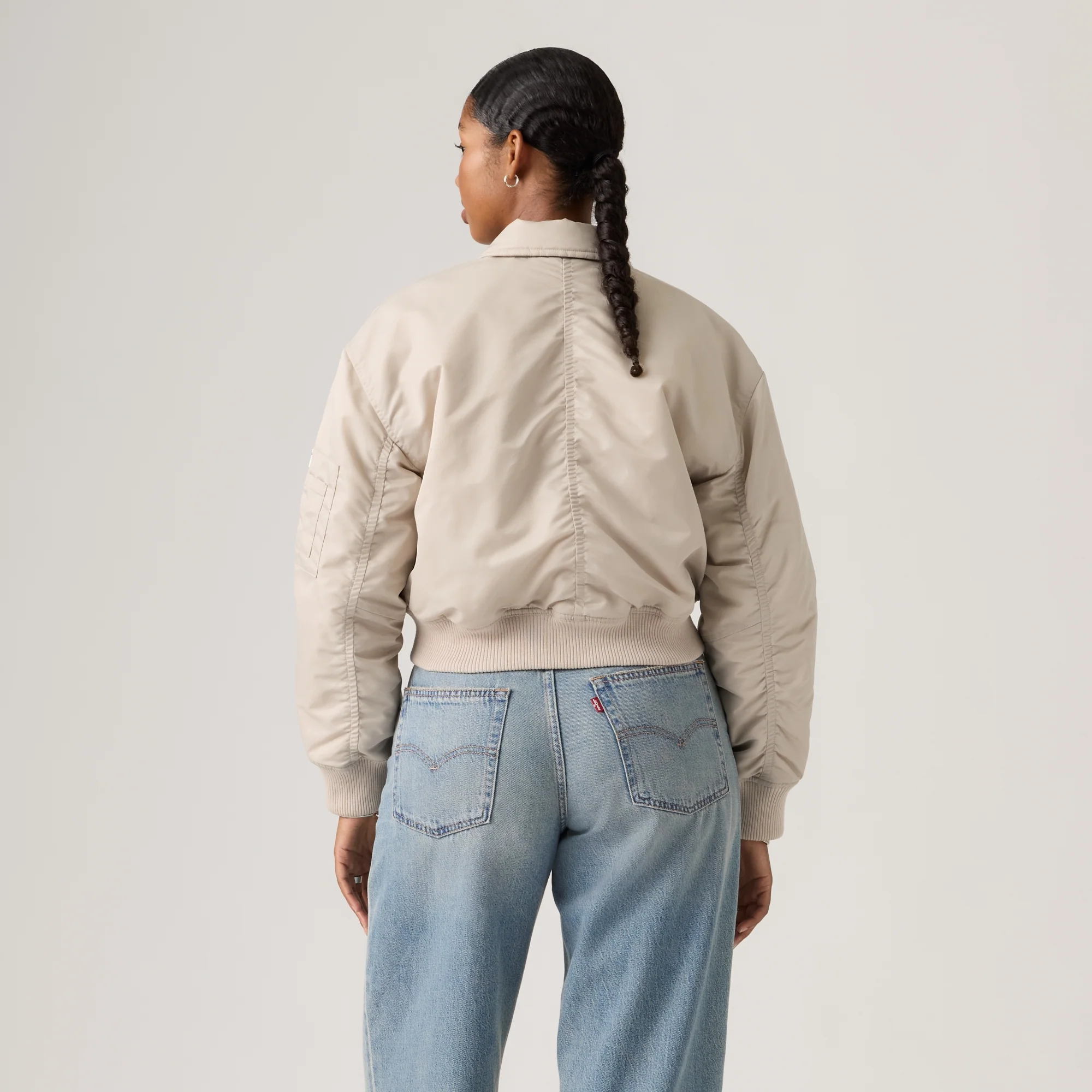 LEVI'S® WOMEN'S BOWIE CROPPED BOMBER JACKET - MULTI COLOUR - Image 3