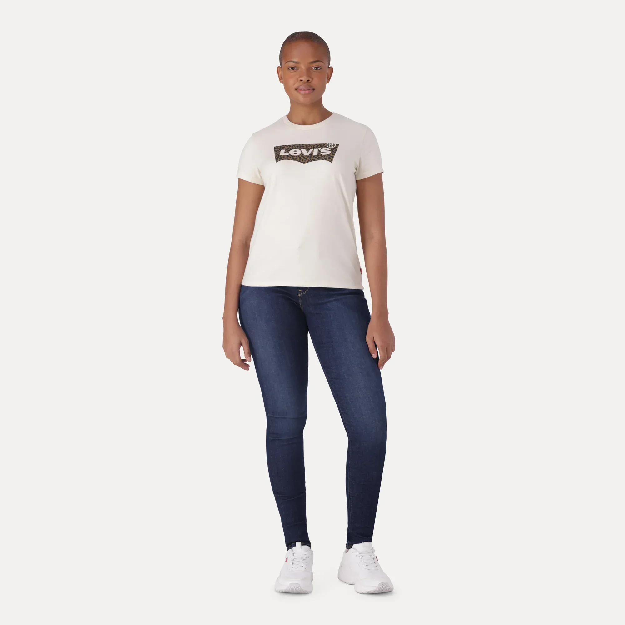 LEVI'S® WOMEN'S CURVY SUPER SKINNY - MED INDIGO - WORN IN