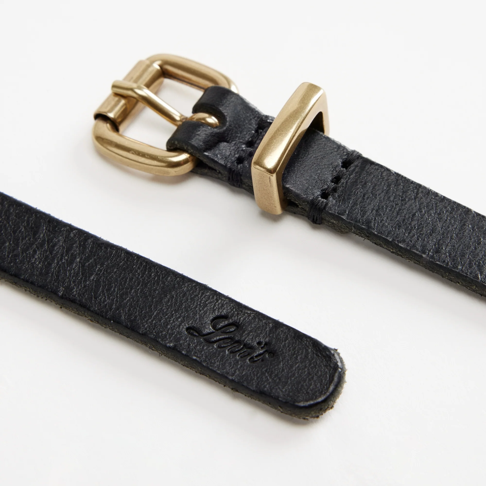 LEVI'S® WOMEN'S DILLON NARROW BELT - BLACK - Image 4