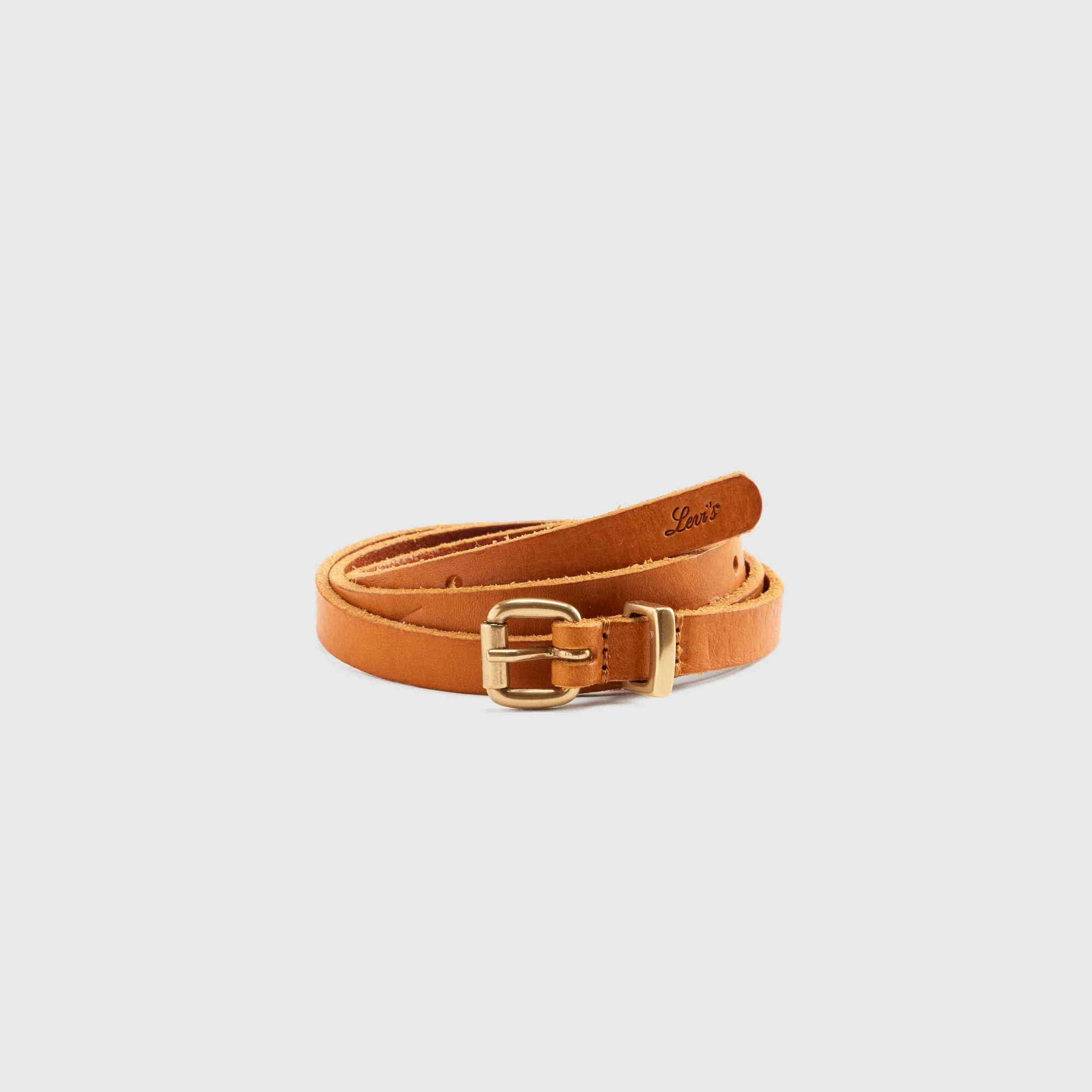 LEVI'S® WOMEN'S DILLON NARROW BELT - TAN - Image 2