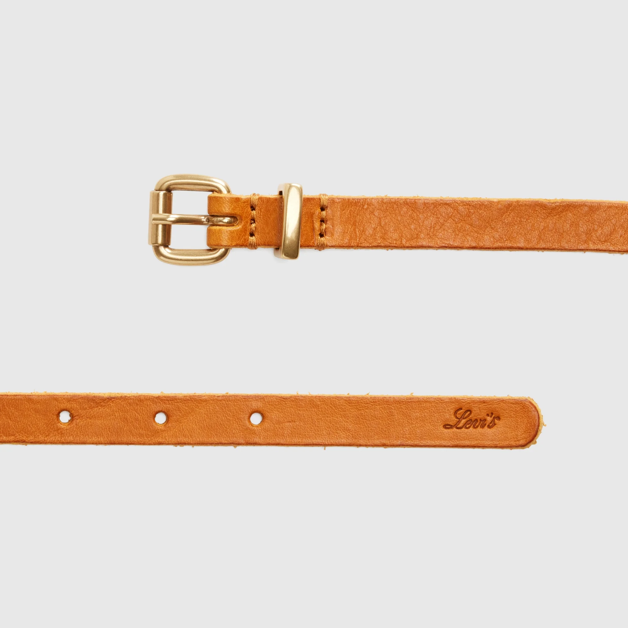 LEVI'S® WOMEN'S DILLON NARROW BELT - TAN - Image 3