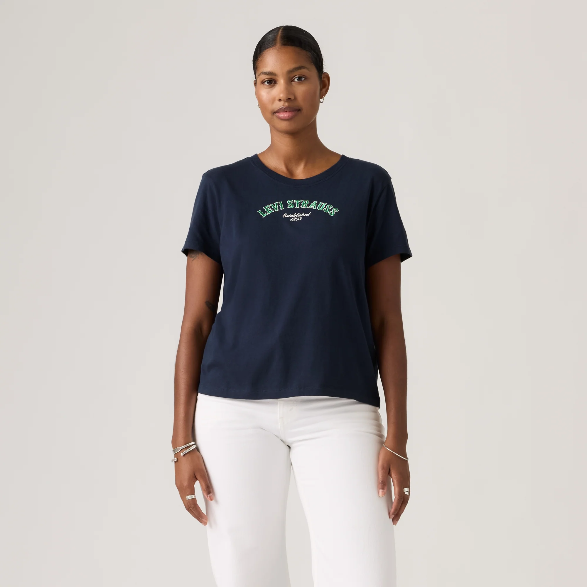 LEVI'S® WOMEN'S GRAPHIC FAVORITE TEE - BLUE - Image 2
