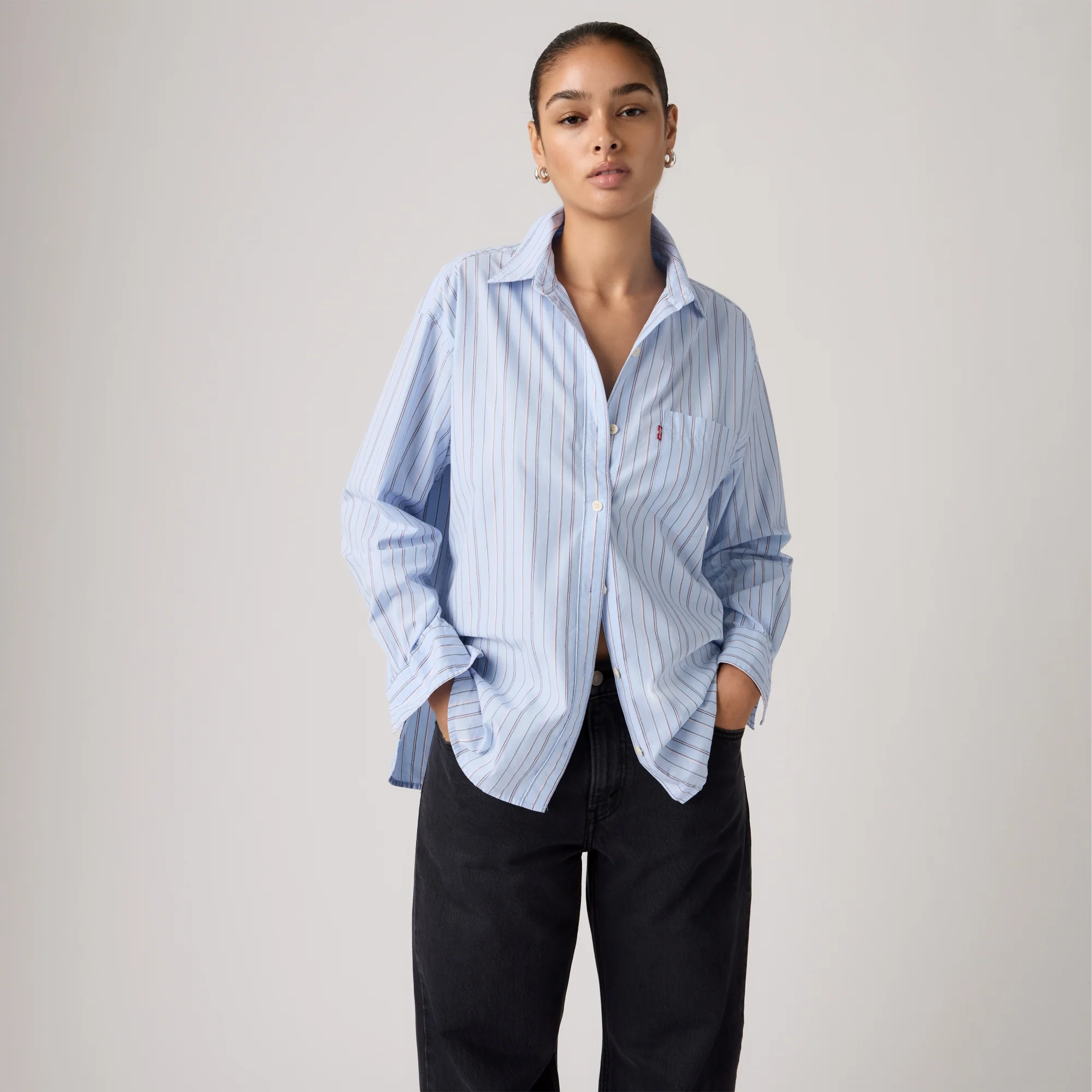 LEVI'S® WOMEN'S HARLIE BOYFRIEND SHIRT - MULTI COLOUR