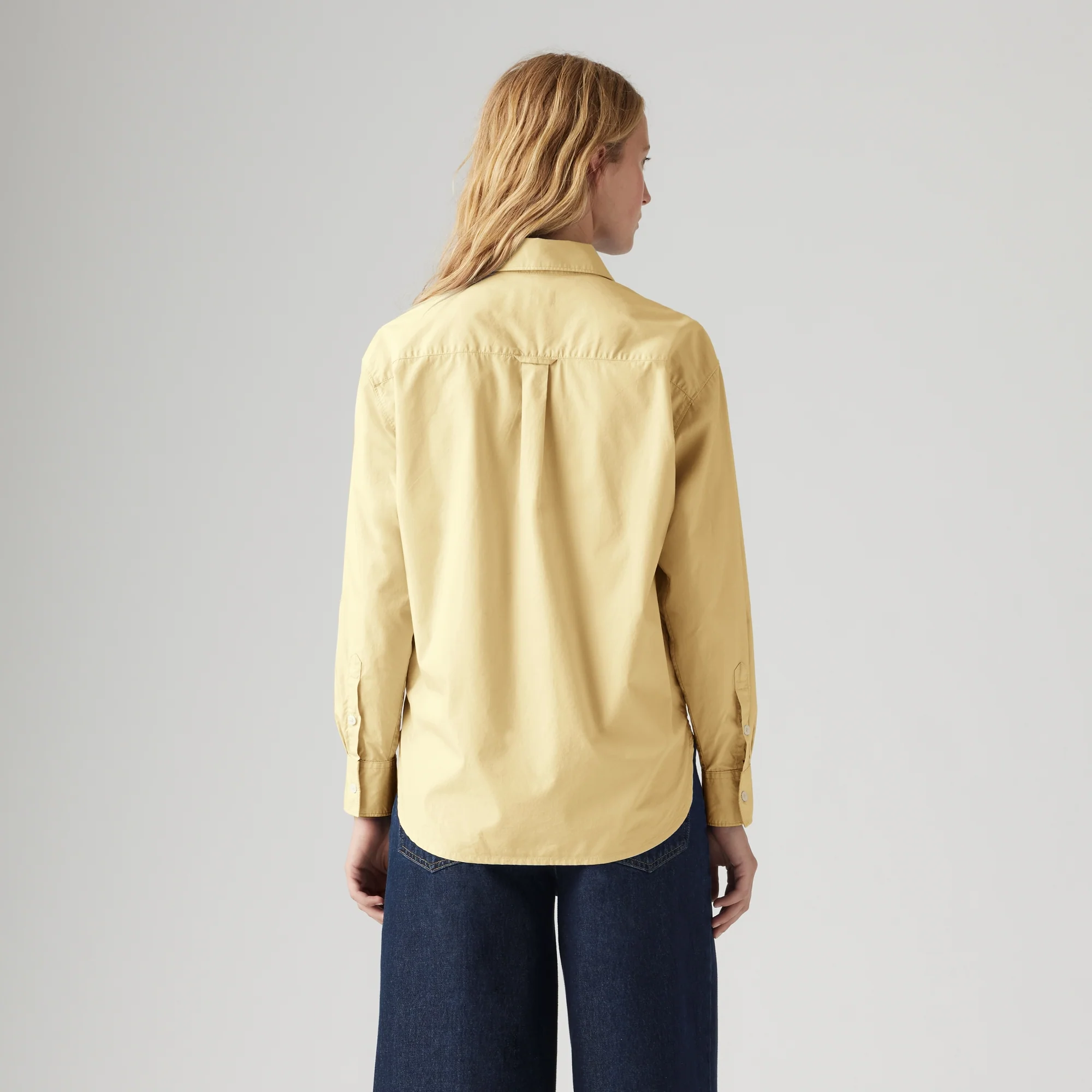 LEVI'S® WOMEN'S HARLIE BOYFRIEND SHIRT - YELLOW - Image 3