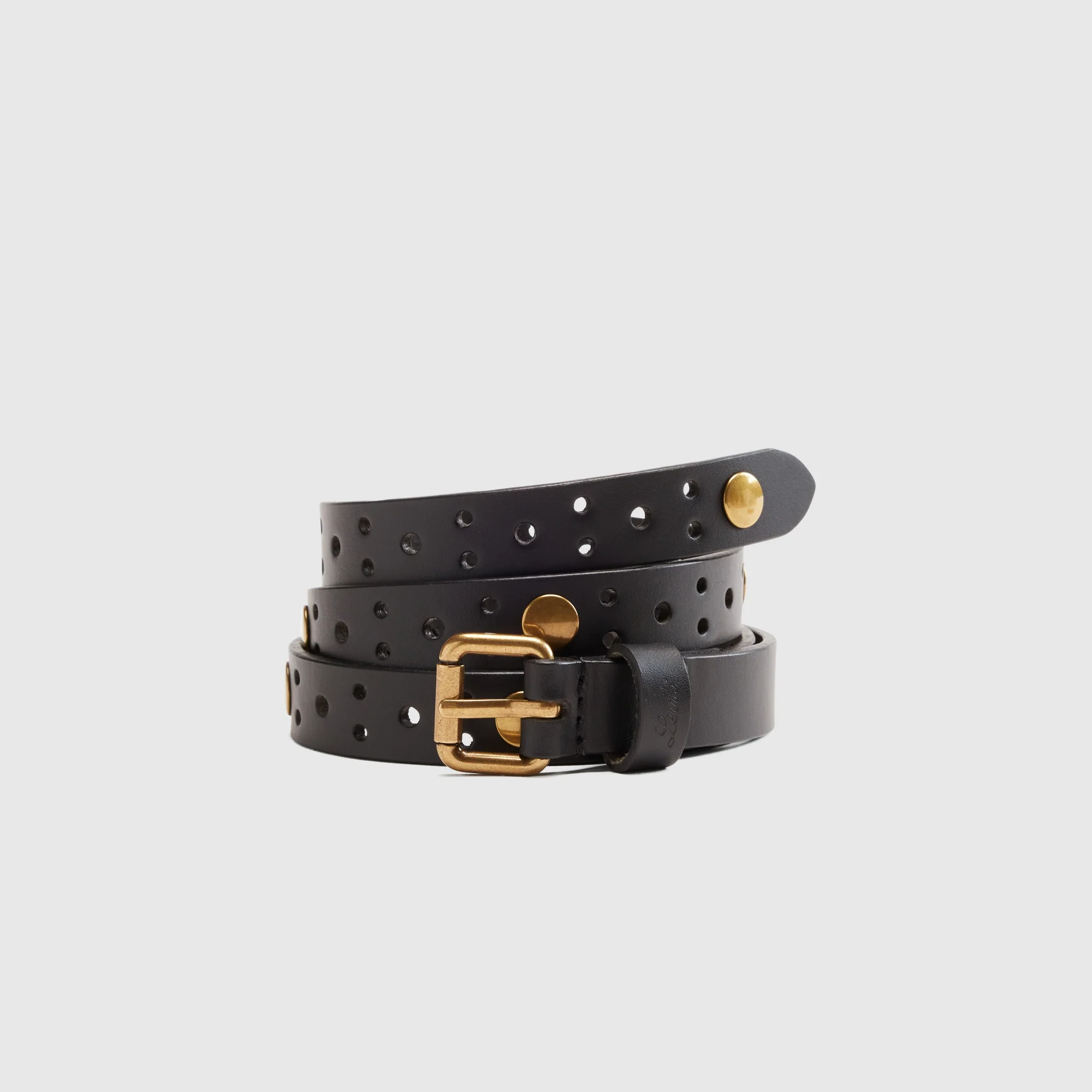 LEVI'S® WOMEN'S HARPER STUDDED BELT - BLACK - Image 2