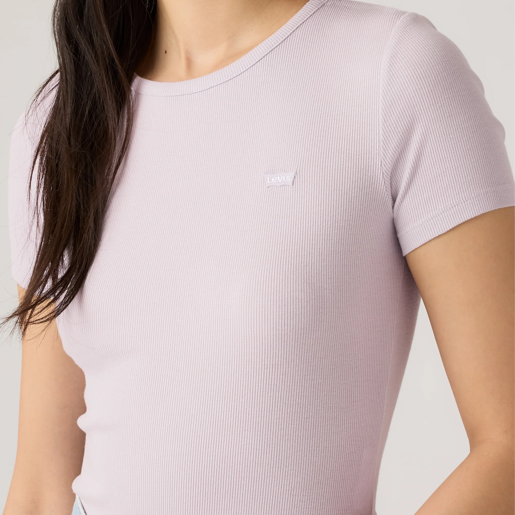LEVI'S® WOMEN'S HAYES TEE - BLUE - Image 4