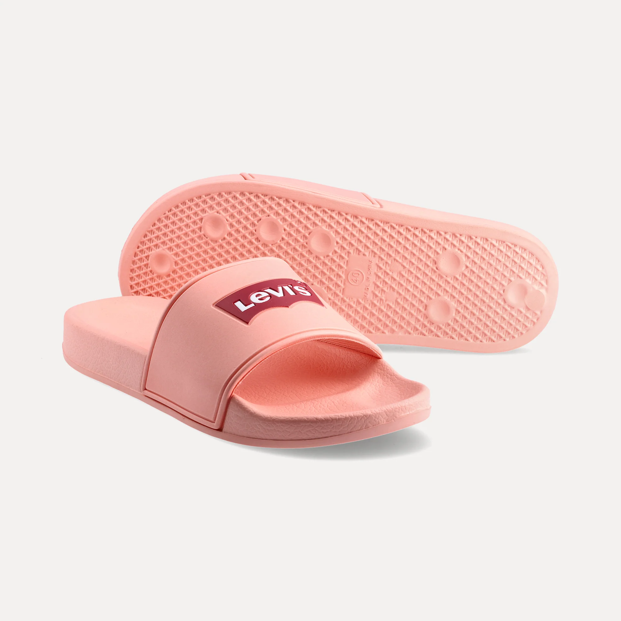 LEVI'S® WOMEN'S JUNE BATWING SLIDES - PINK - Image 3