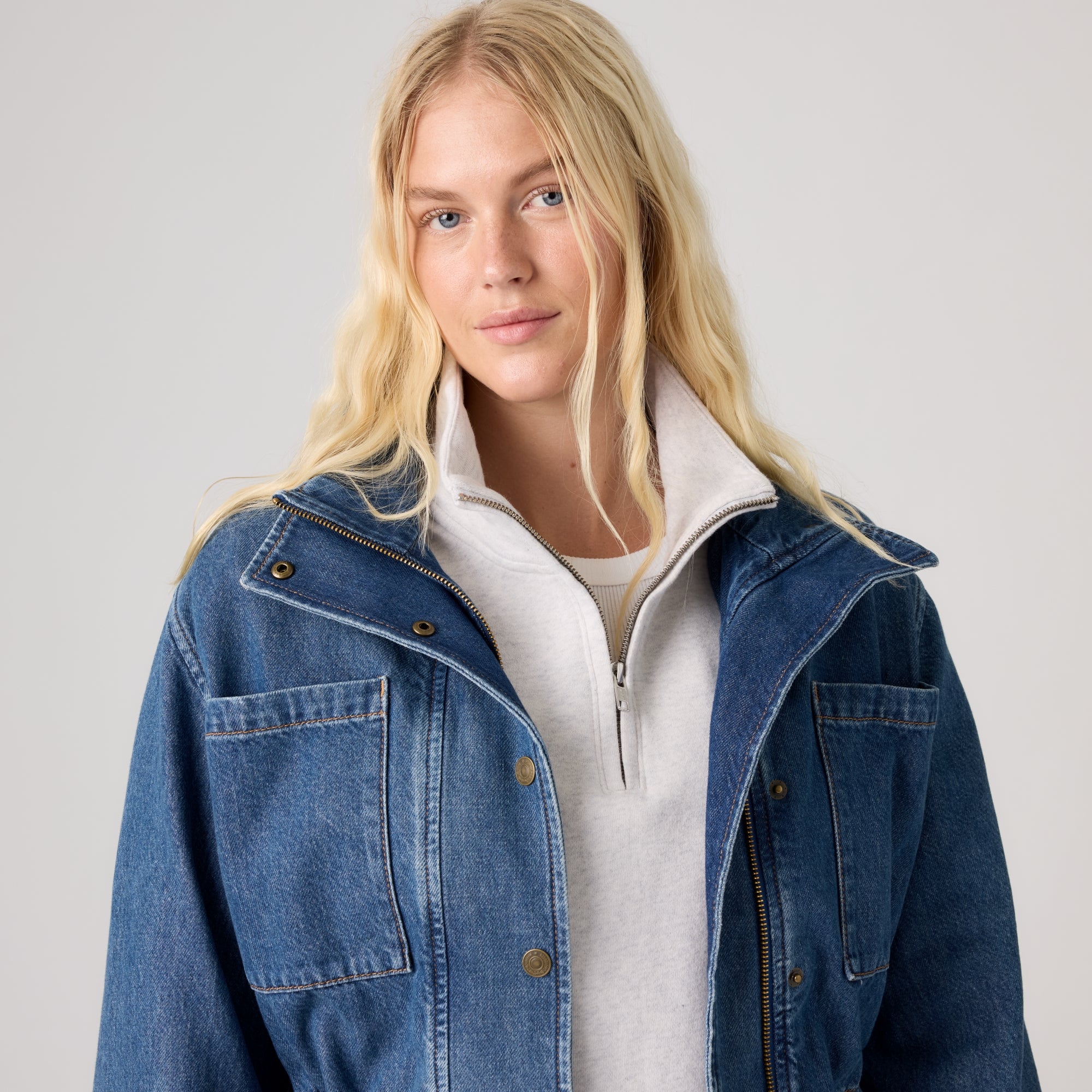 LEVI'S® WOMEN'S KARLIE UTILITY JACKET - MULTI COLOUR - Image 4