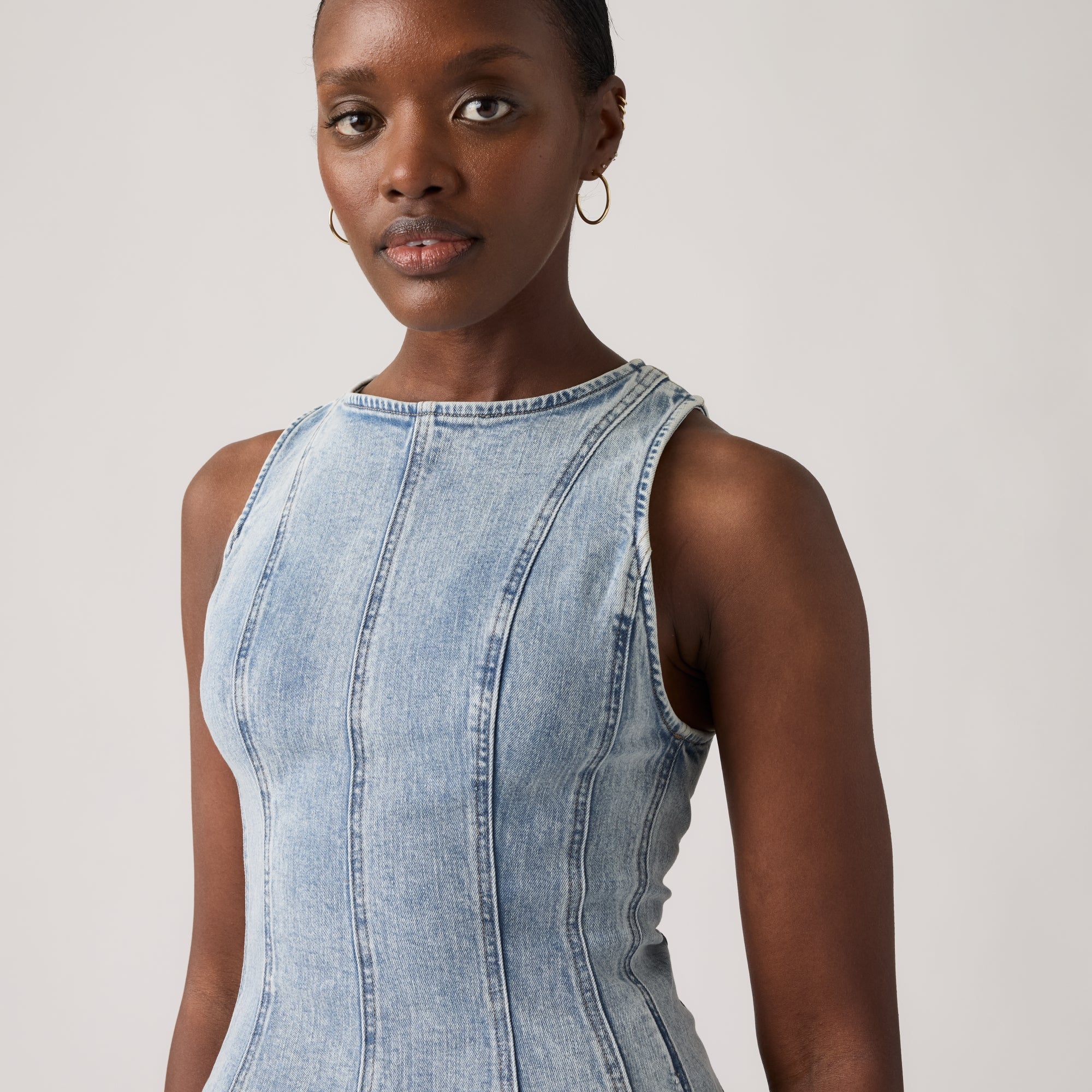 LEVI'S® WOMEN'S LEIGHTON PEPLUM TOP - MULTI COLOUR - Image 4