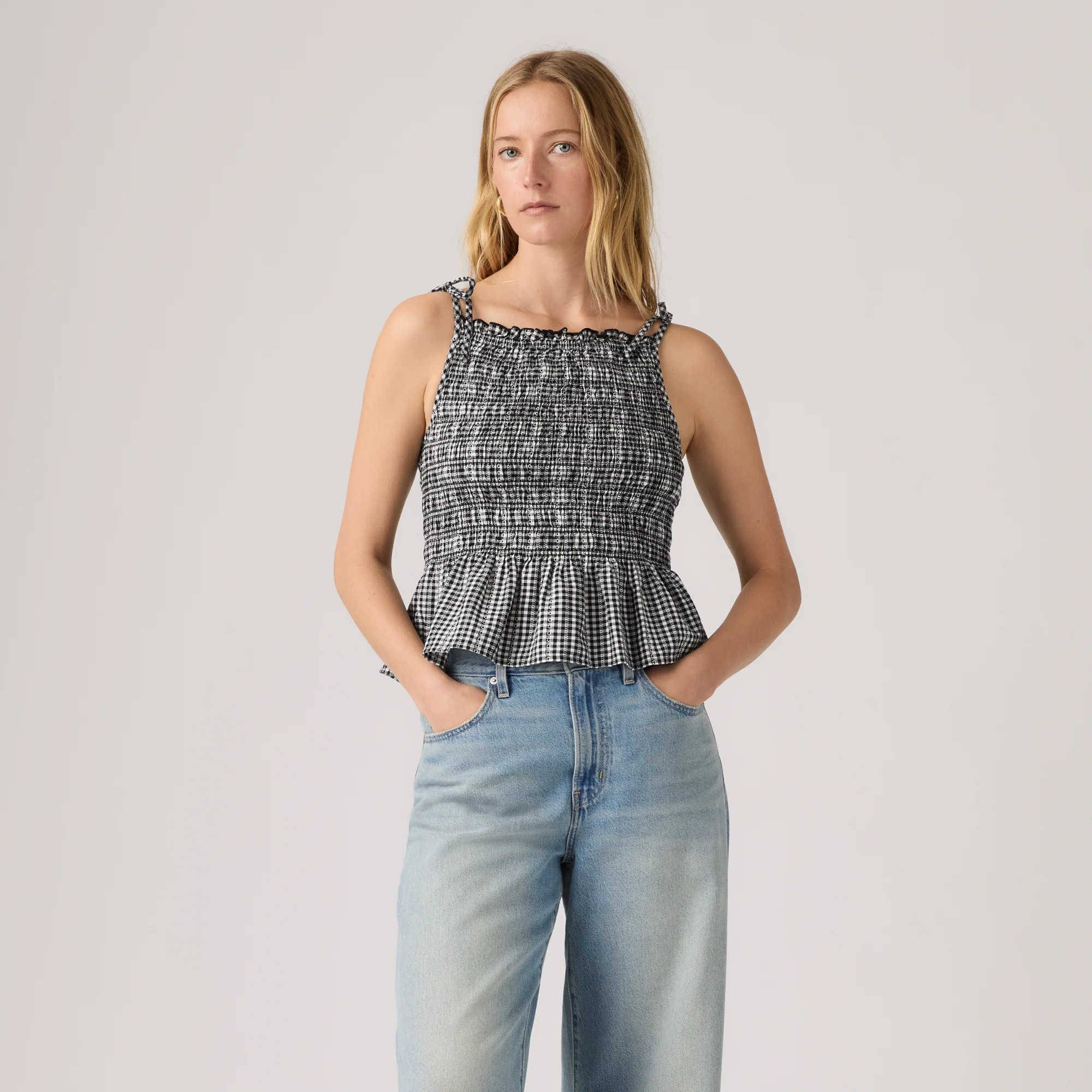 LEVI'S® WOMEN'S MONACO SLEEVELESS BLOUSE - MULTI COLOUR - Image 2