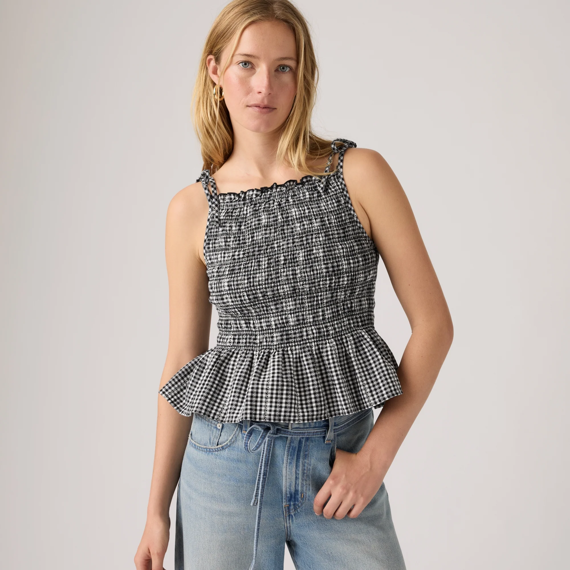 LEVI'S® WOMEN'S MONACO SLEEVELESS BLOUSE - MULTI COLOUR - Image 4