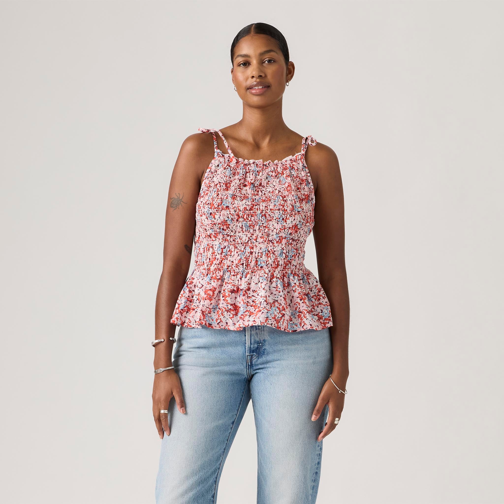 LEVI'S® WOMEN'S MONACO SLEEVELESS BLOUSE - MULTI COLOUR - Image 2