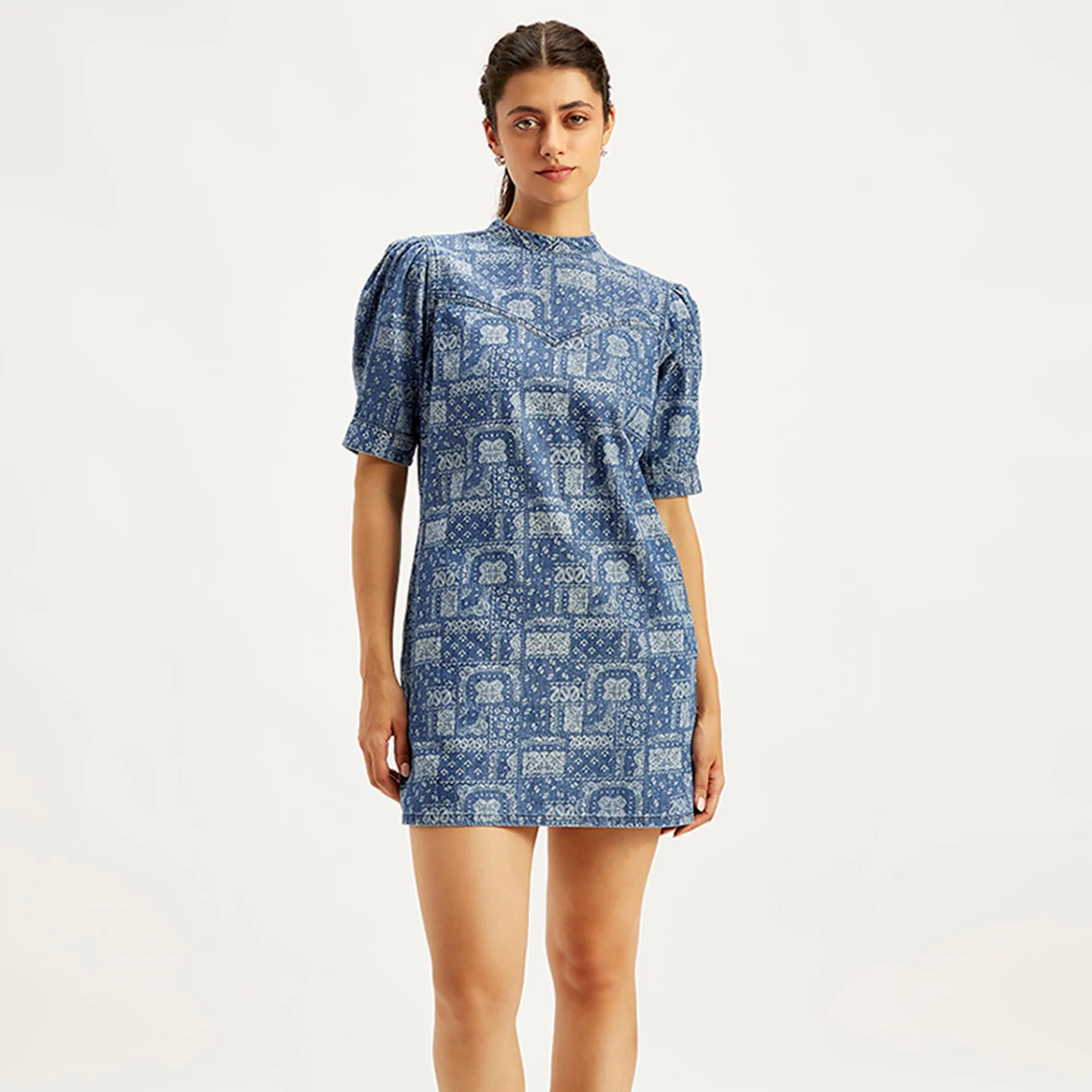 LEVI'S® WOMEN'S PAISLEY MINI DRESS - MULTI COLOR - Image 2