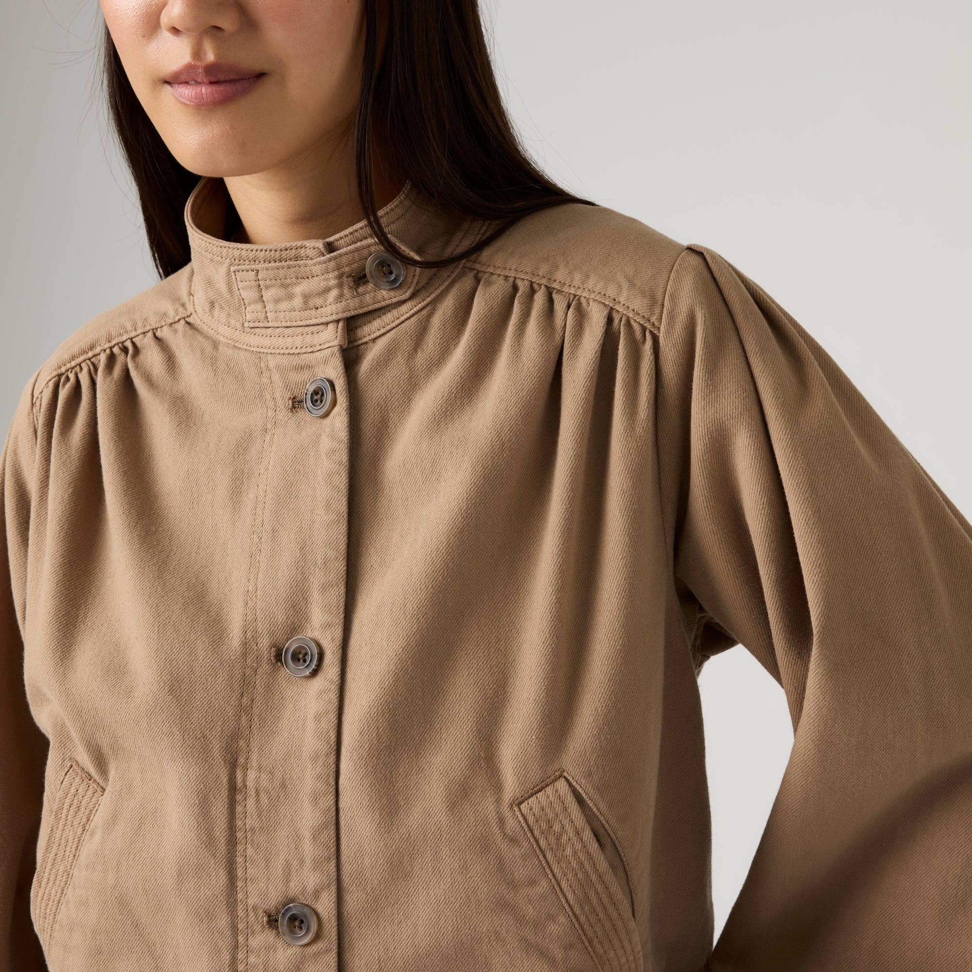 LEVI'S® WOMEN'S PARKER PRETTY SHORT COAT - MULTI COLOUR - Image 4