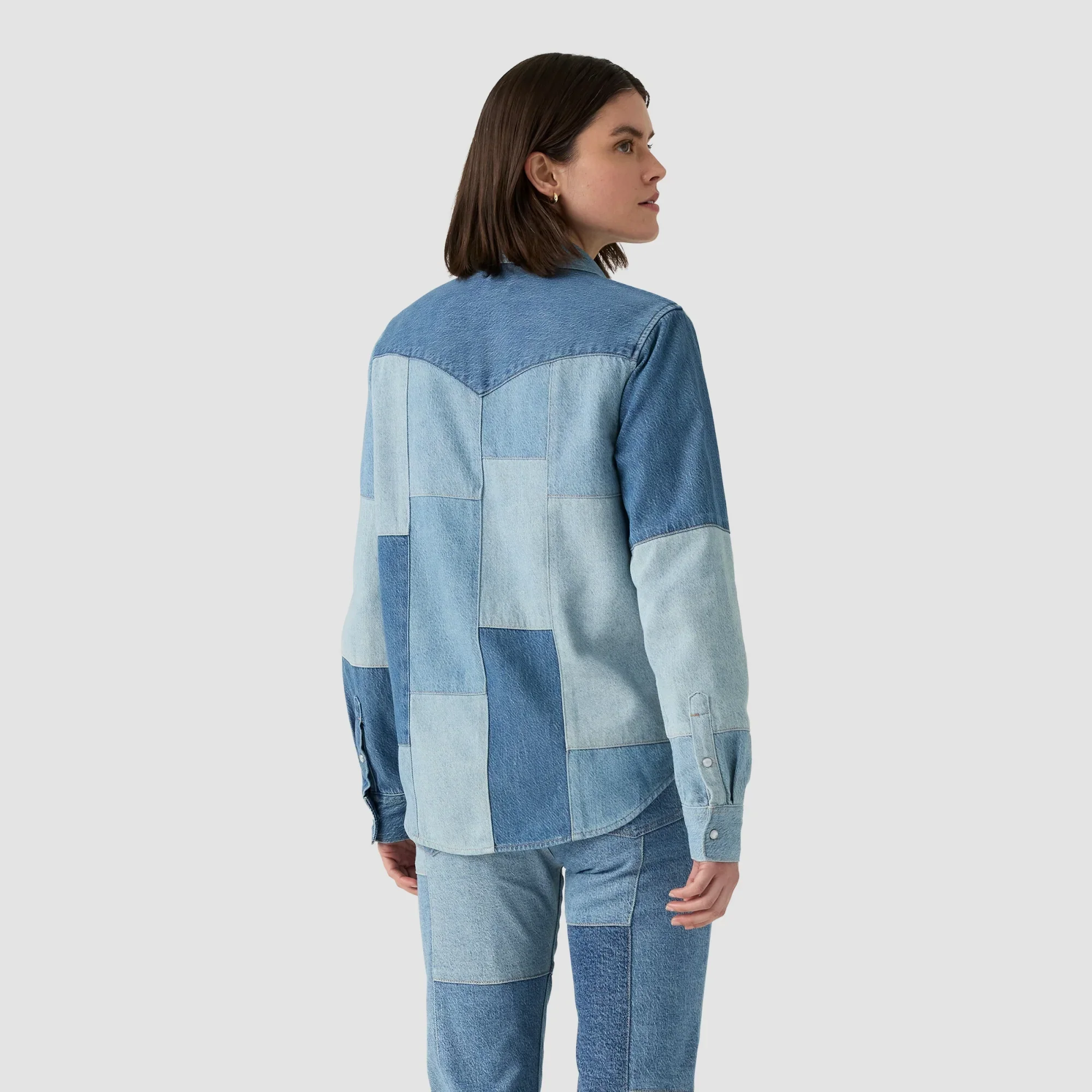 LEVI'S® WOMEN'S PATCHWORK ICONIC WESTERN SHIRT - MULTI COLOUR - Image 3