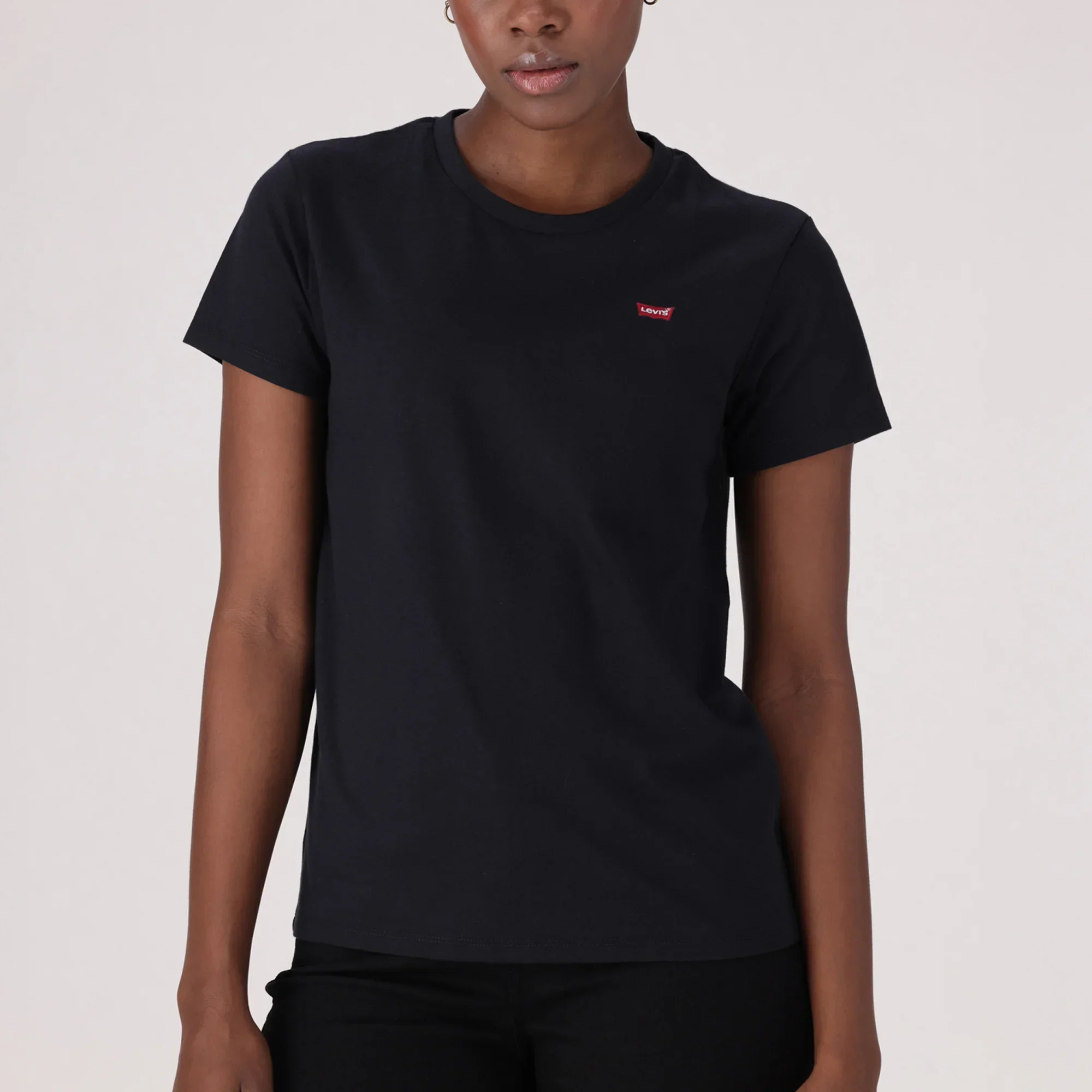 LEVI’S® WOMEN’S PERFECT T-SHIRT - BLACK - Image 7
