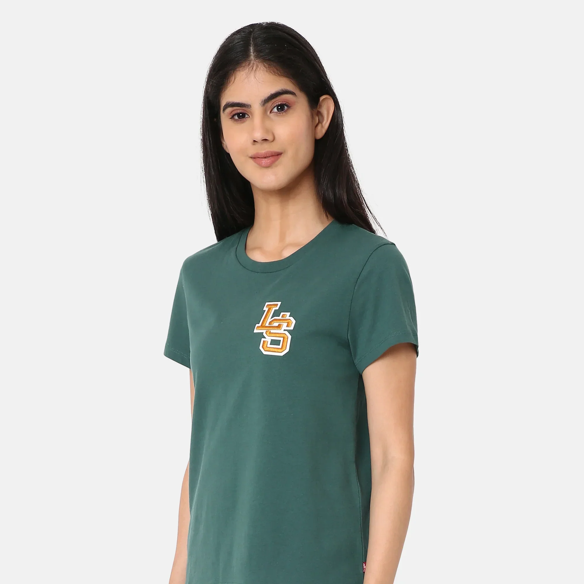 LEVI'S® WOMEN'S PERFECT T-SHIRT - GREEN - Image 3