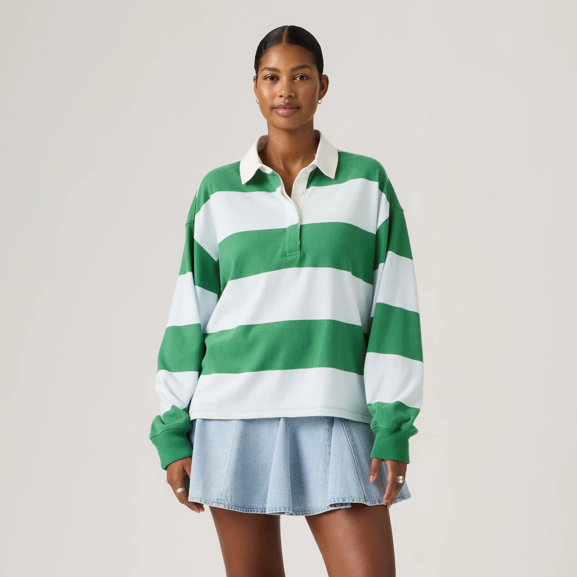 LEVI'S® WOMEN'S REENIE RUGBY LONG-SLEEVE - MULTI COLOUR - Image 2