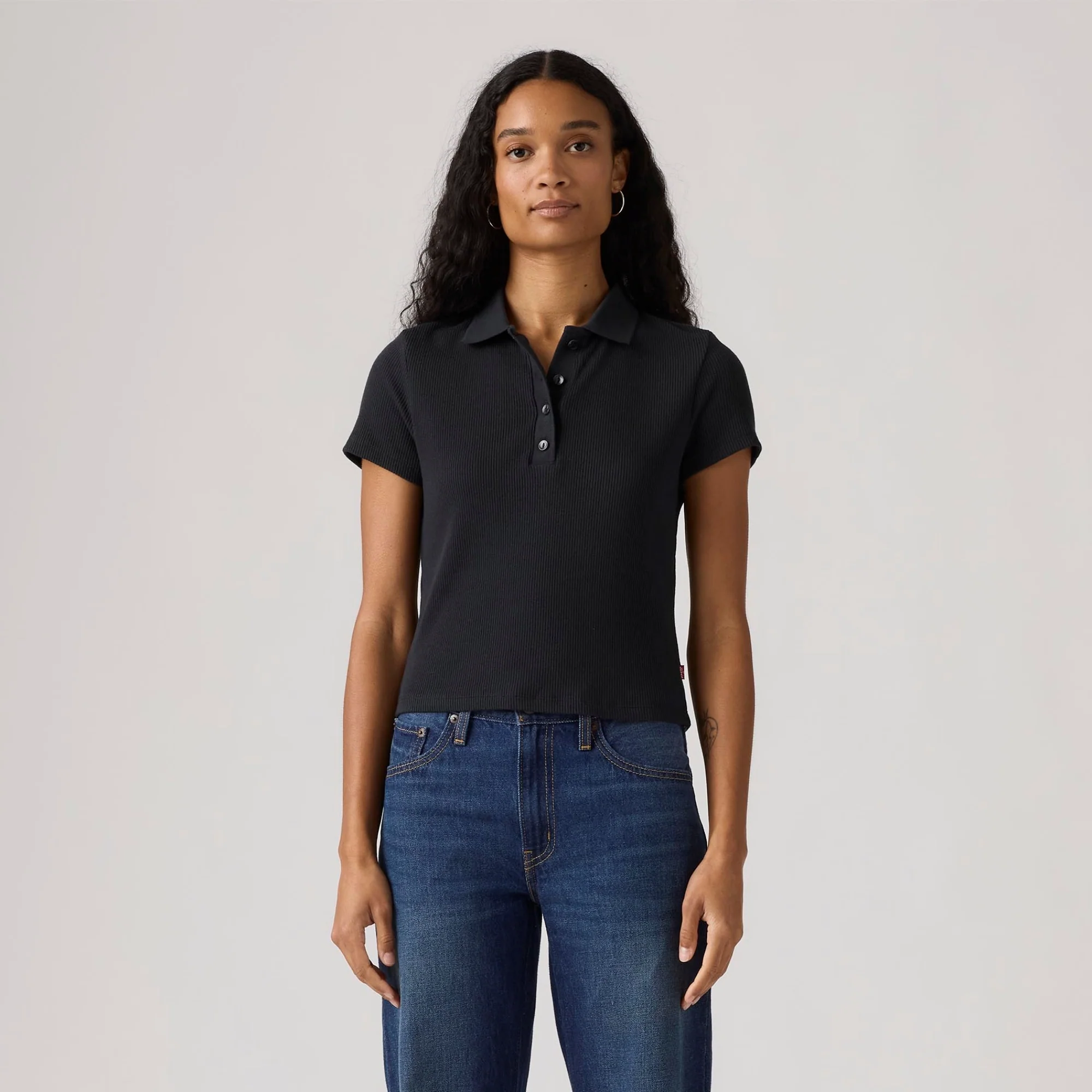 LEVI'S® WOMEN'S RORY SHORT-SLEEVE POLO - MULTI COLOUR - Image 2