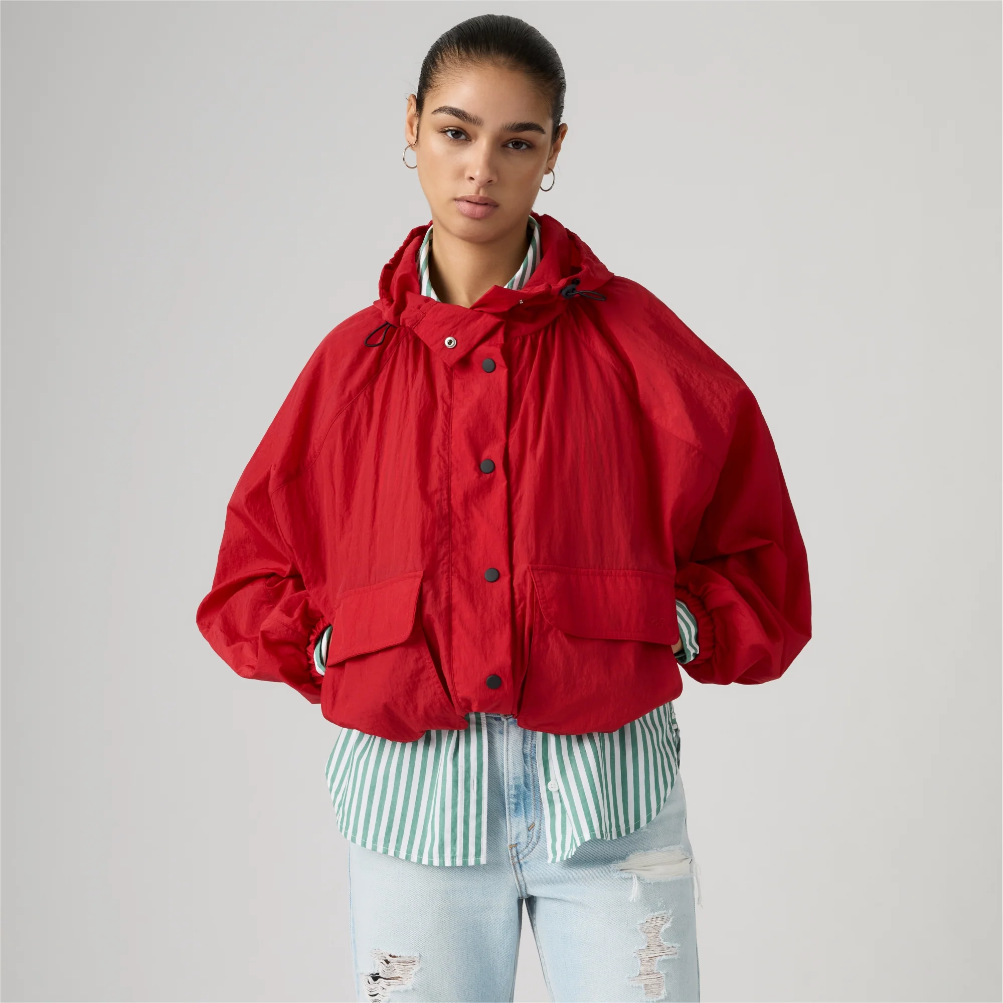 LEVI'S® WOMEN'S SIMONE BLOUSON PARKA - MULTI COLOUR