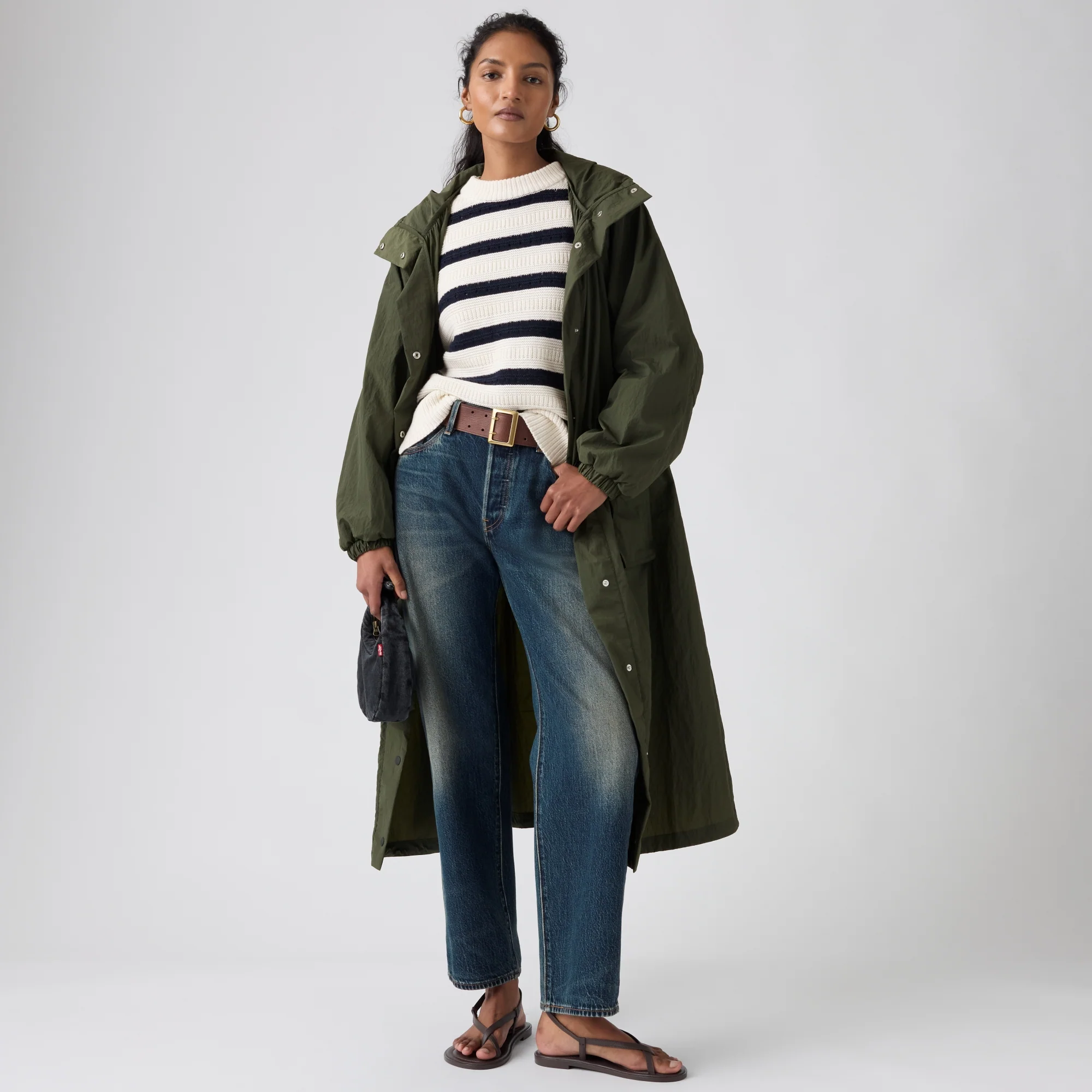LEVI'S® WOMEN'S SIMONE LONG BUBBLE PARKA - MULTI COLOUR