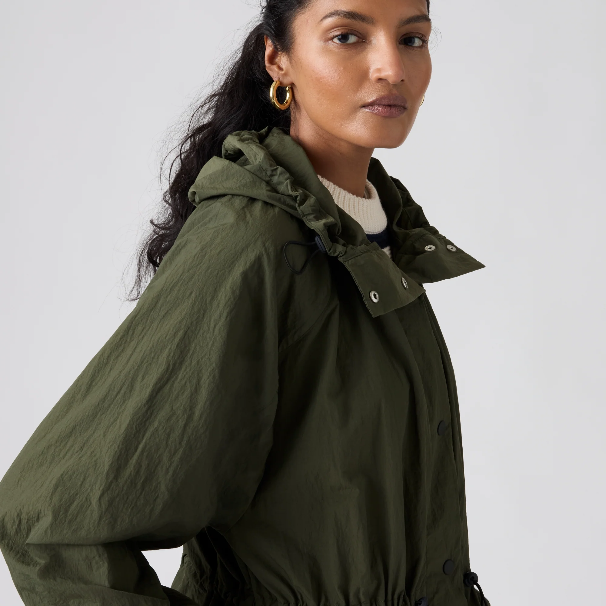 LEVI'S® WOMEN'S SIMONE LONG BUBBLE PARKA - MULTI COLOUR - Image 4