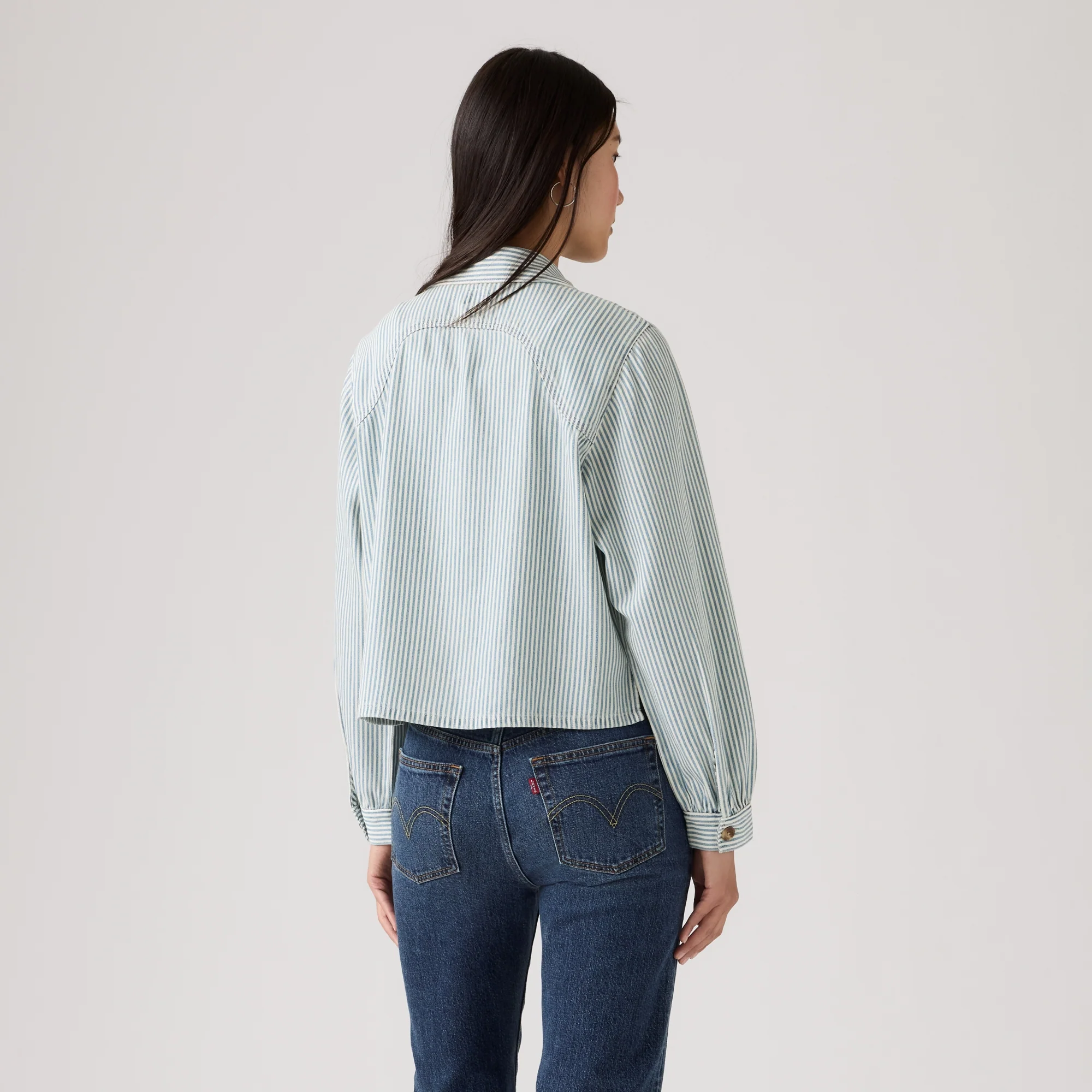 LEVI'S® WOMEN'S TINI LONG-SLEEVE UTILITY SHIRT - MULTI COLOUR - Image 3