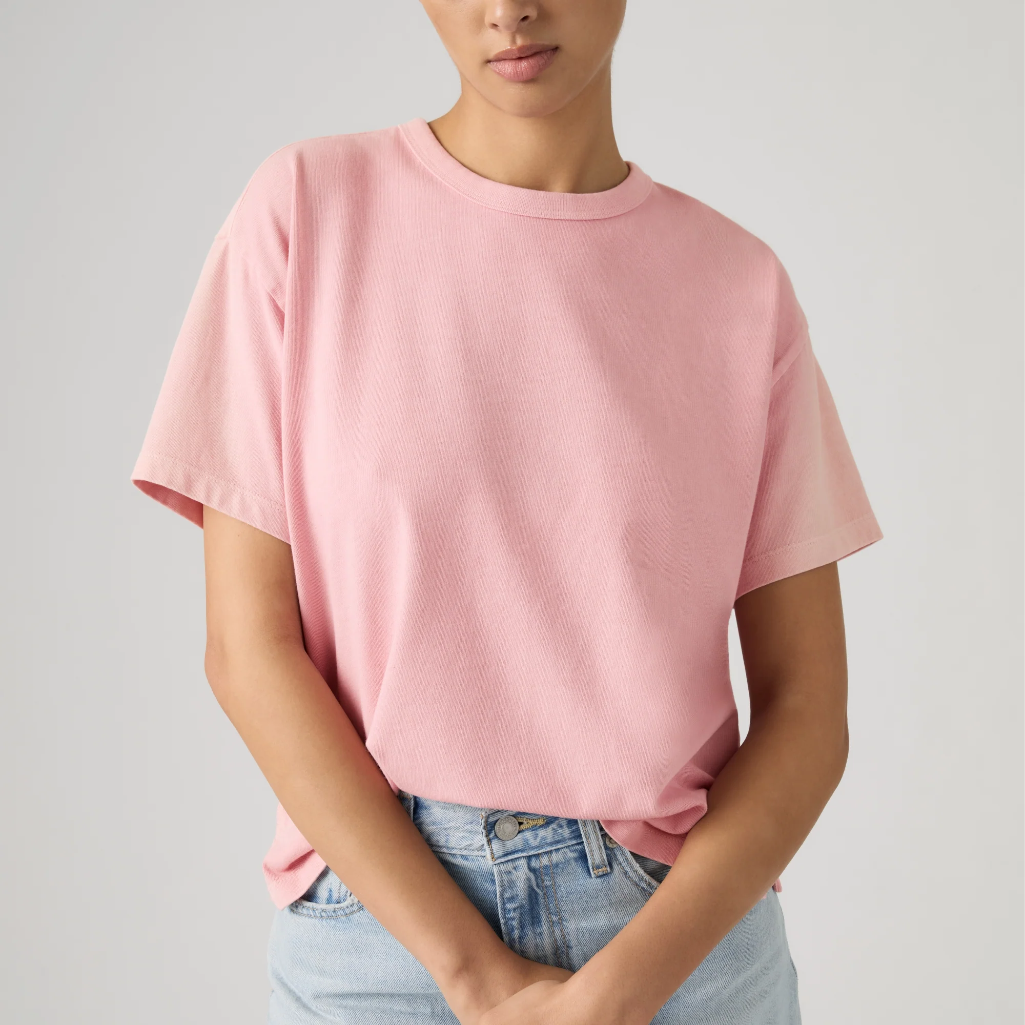 LEVI'S® WOMEN'S VINTAGE SHORT-SLEEVE TEE - PINK - Image 4
